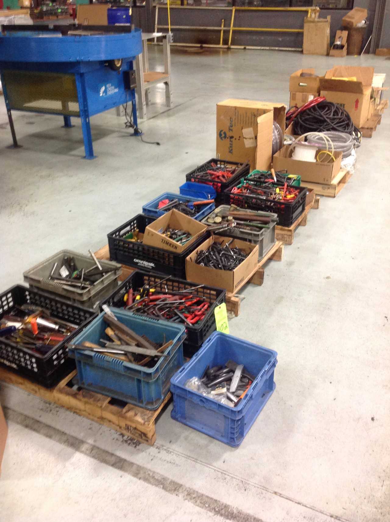 Lot of misc. Hand Tools, Hose, Air Lines, Coolant Pumps - ELECTRIC POWER TOOLS