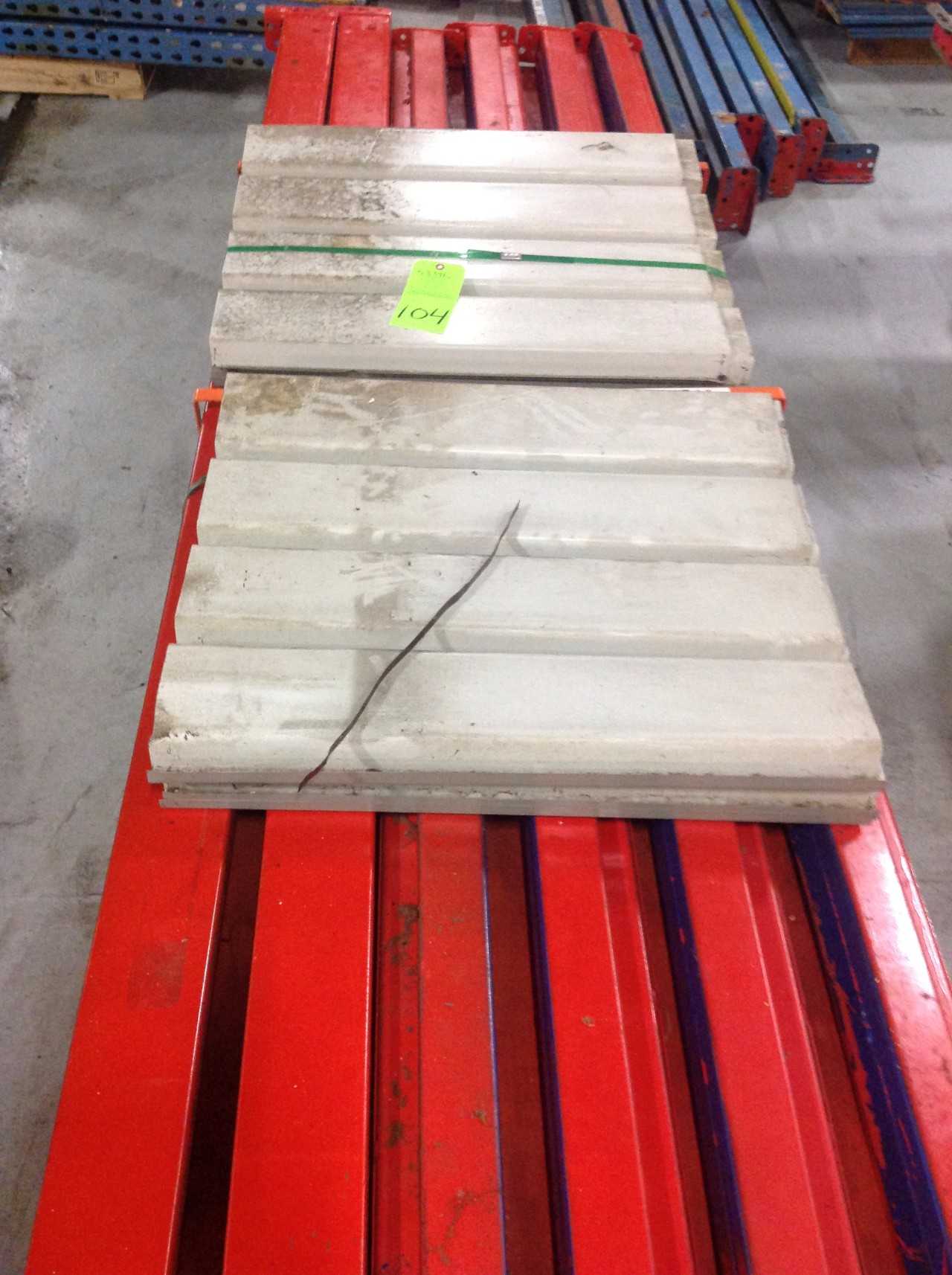 lot Metal heavy duty racking with roller decking - SHELVING