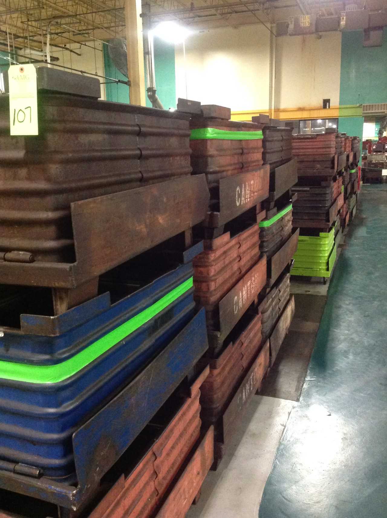Metal Totes, Approx.126 - MATERIAL HANDLING