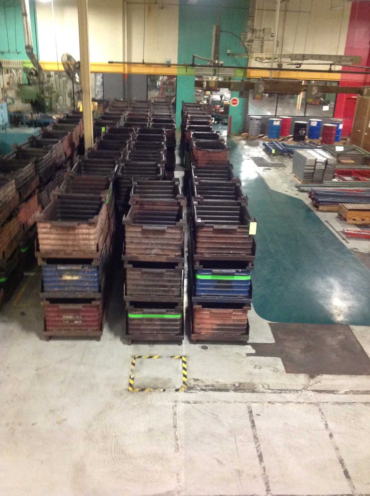 Metal Totes, Approx.126 - MATERIAL HANDLING