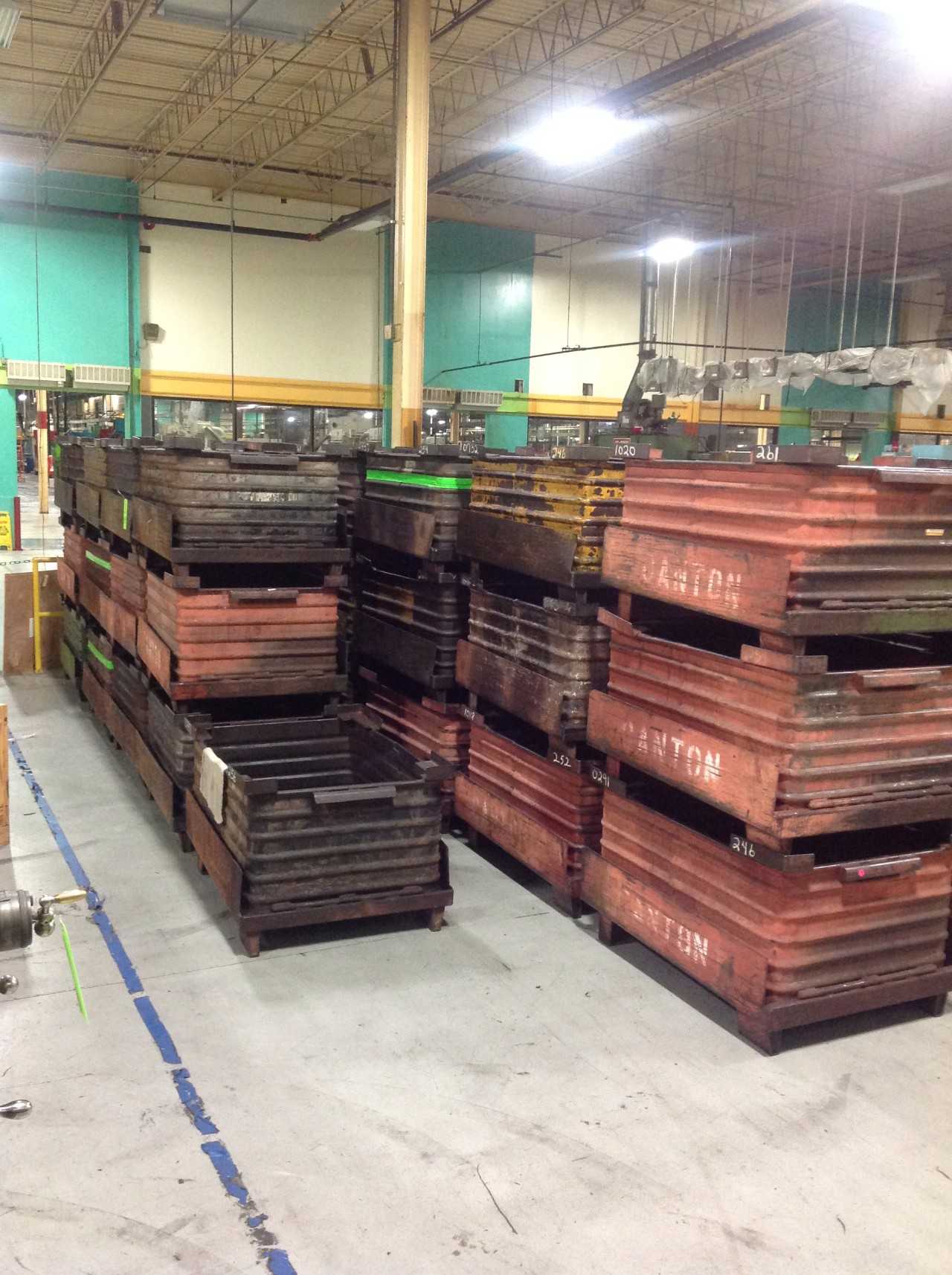  Metal Totes, Approx. 49 - MATERIAL HANDLING