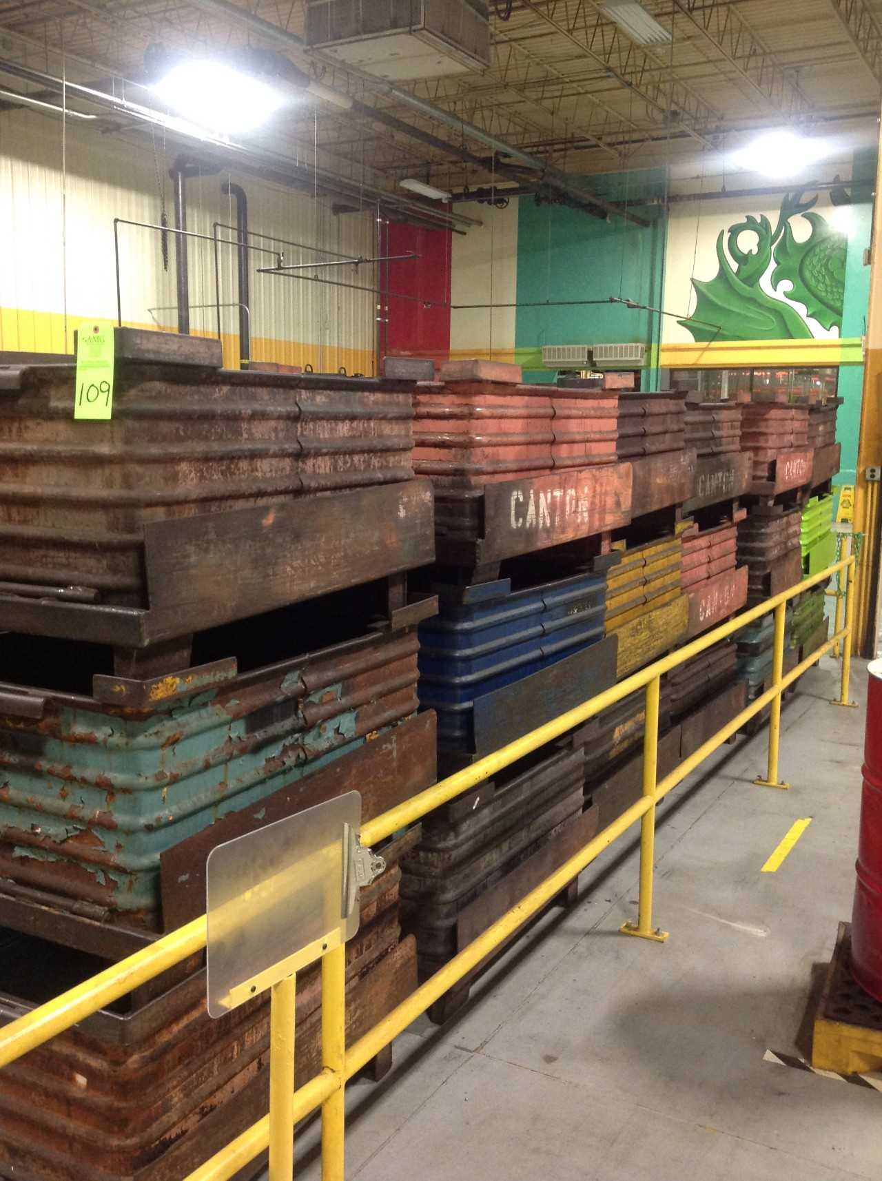  Metal Totes, Approx. 49 - MATERIAL HANDLING