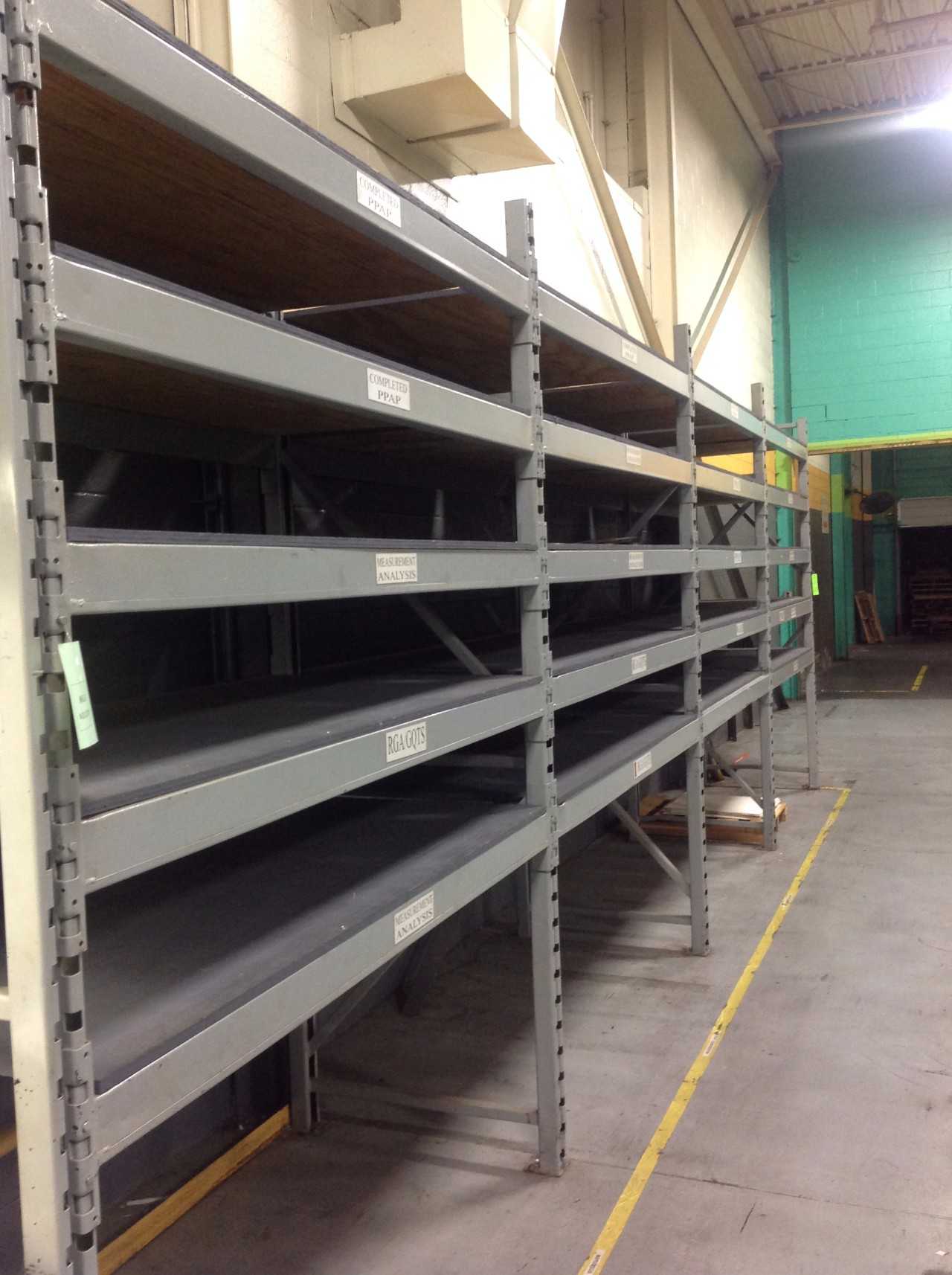 Heavy duty metal racks,  - PALLET RACKING