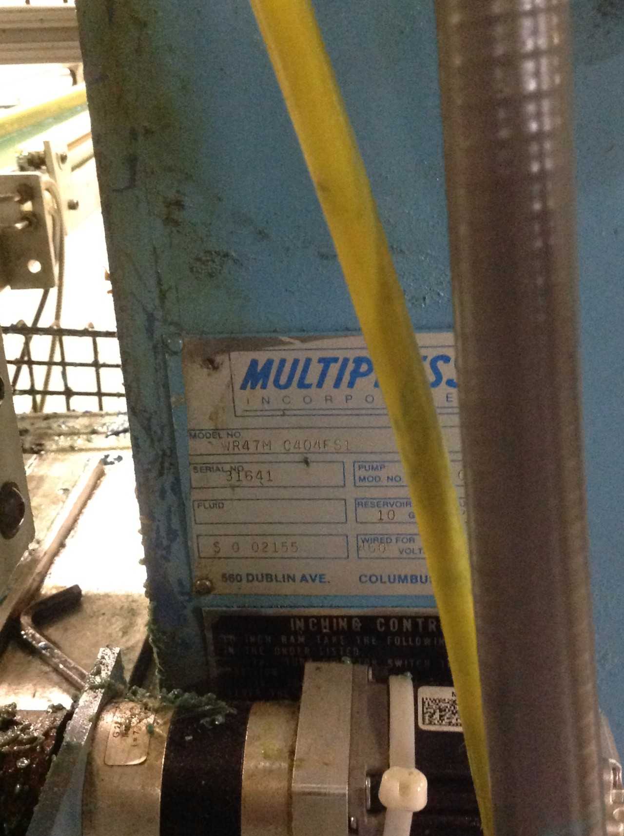 Denison Multipress w/ conveyor feed - CONVEYORS