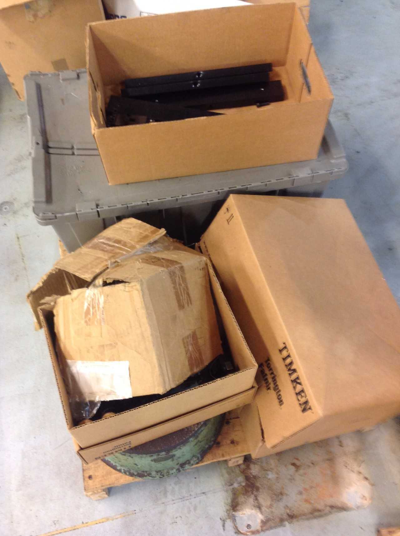 Lot of (13) Pallets w/ Gages (In process+post process), Fixtures - ELECTRIC POWER TOOLS