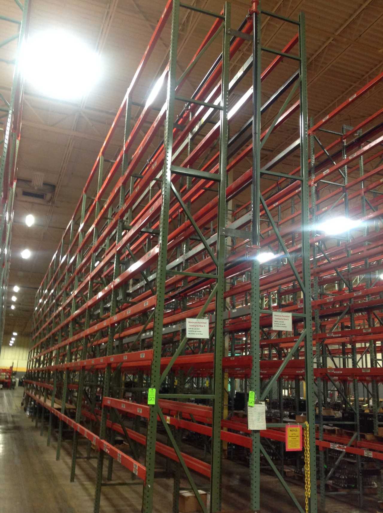Lot of Steel pallet racking  - PALLET RACKING