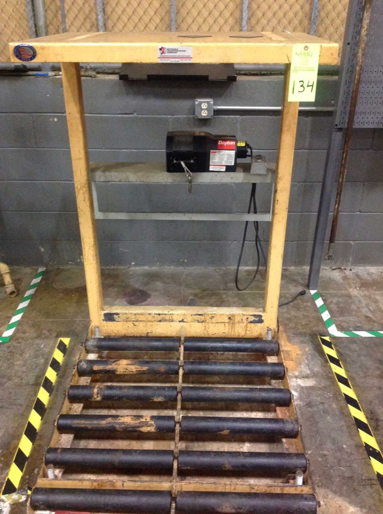 Lot of (2) Battery Change racks w/(1) Dayton winch  - LIFTING ATTACHMENTS
