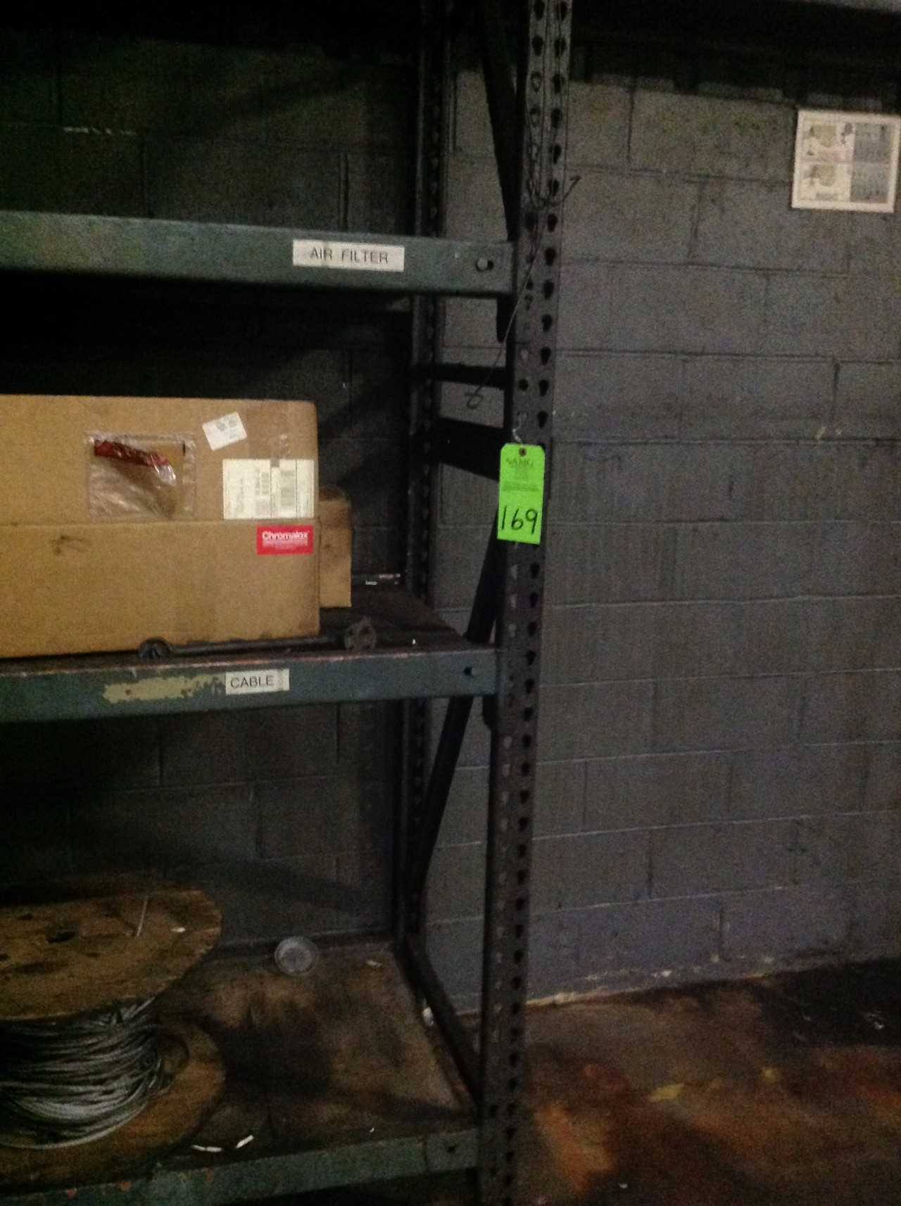Lot of Metal Shelving w/ spare Heat Treat parts - SHELVING