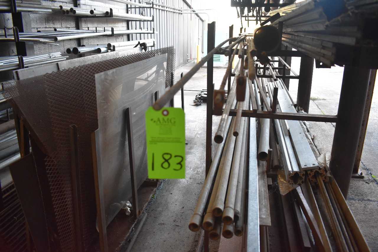Lot of Conuit and misc metals and rack  - MISCELLANEOUS