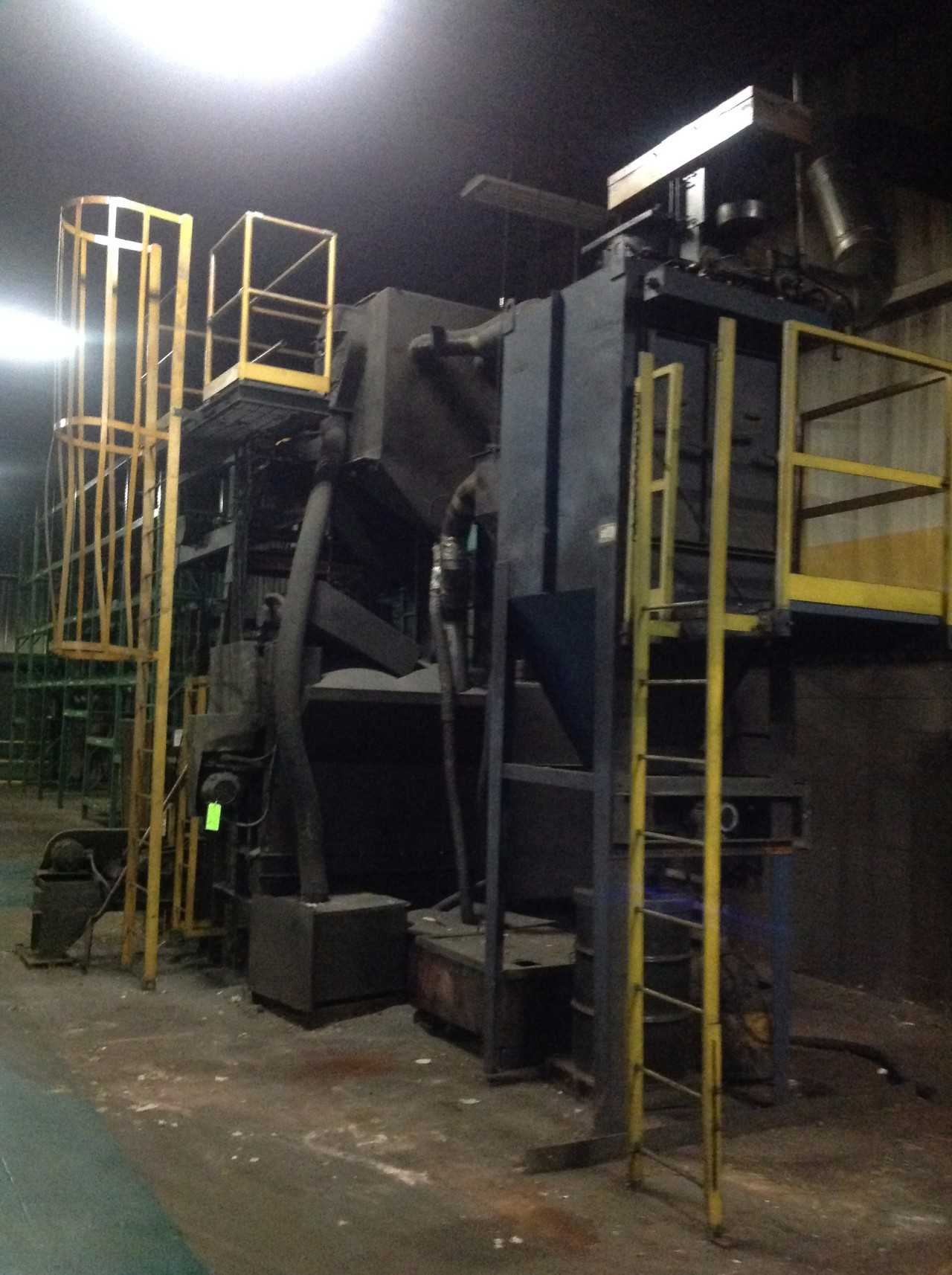Wheelabrator 7 Cu Feet,tum blast machine - PROCESS EQUIPMENT