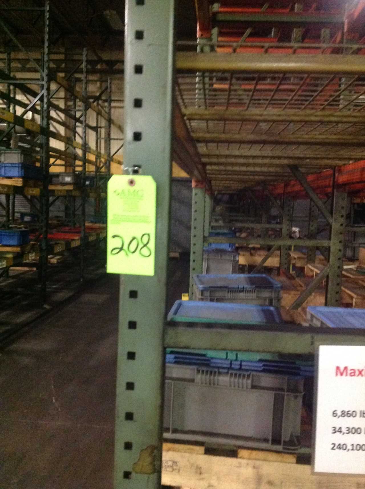 Heavy duty metal pallet racking. - PALLET RACKING