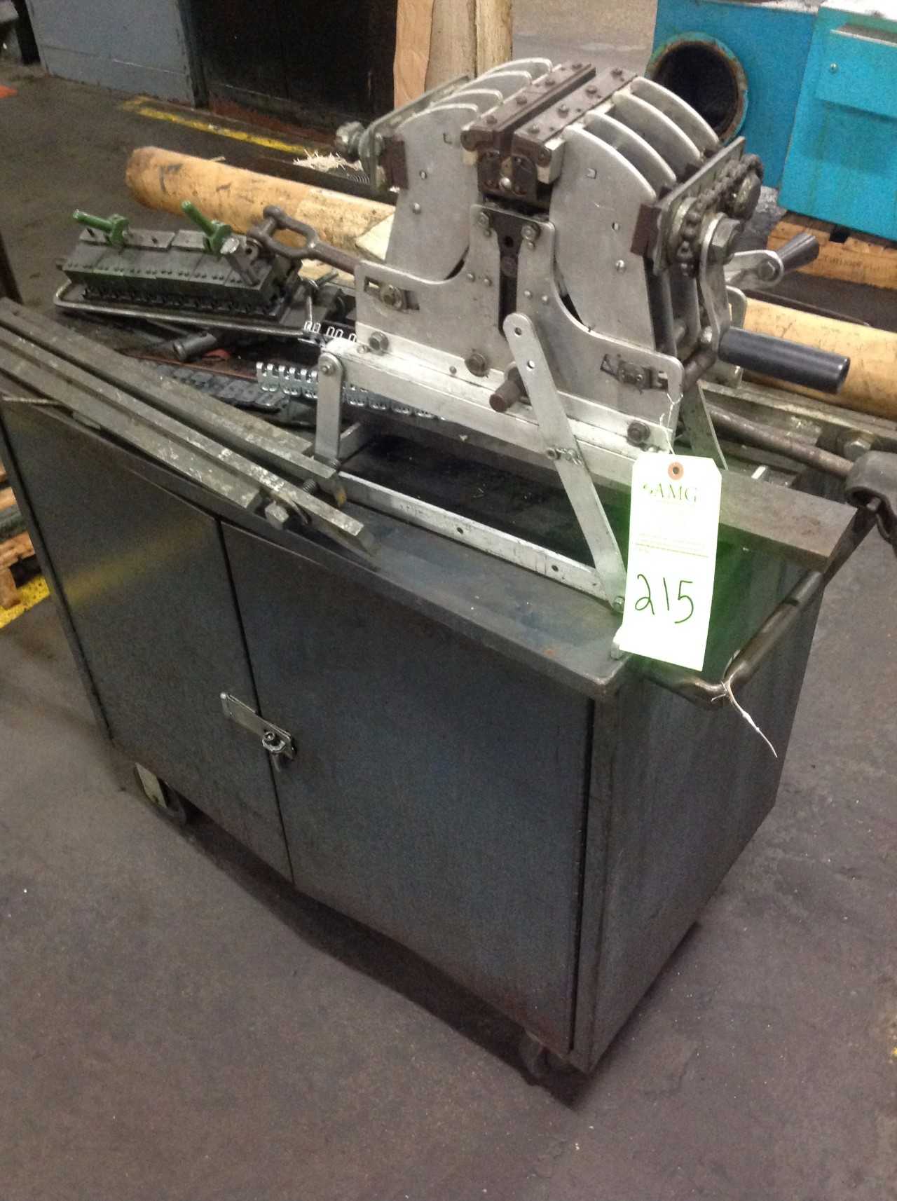 Clipper portable Belt Splicer w/ cabinet - MACHINING ACCESSORIES & TOOLING