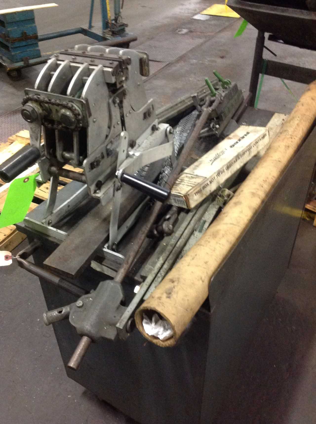Clipper portable Belt Splicer w/ cabinet - MACHINING ACCESSORIES & TOOLING