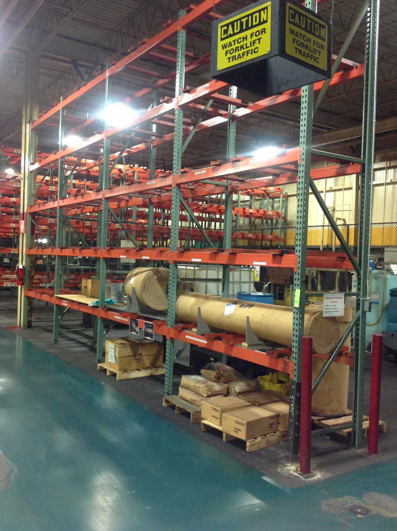 Lot heavy duty Metal pallet racking - PALLET RACKING