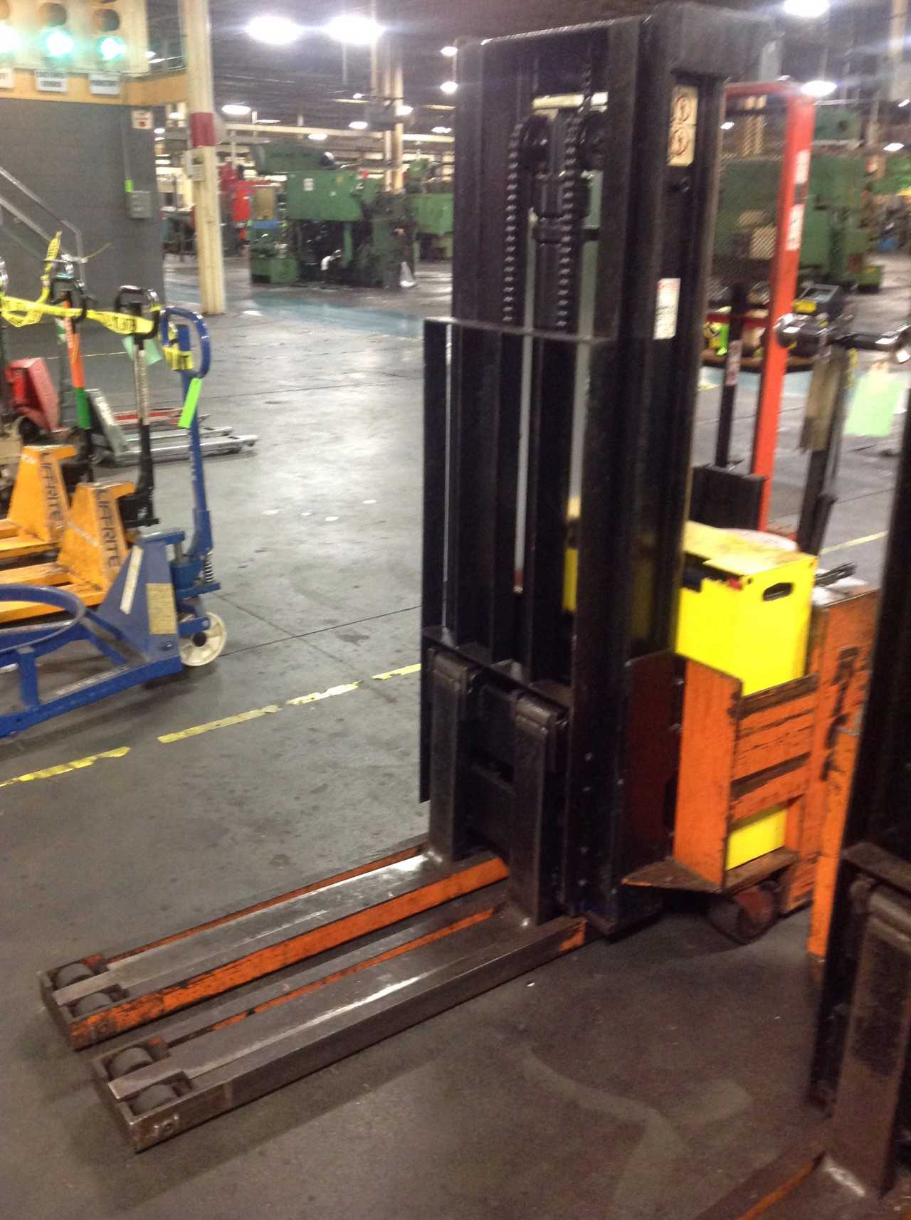 Lot of (3) Rico Electric Lifts, 4,000lbs cap. - ELECTRIC PALLET JACKS