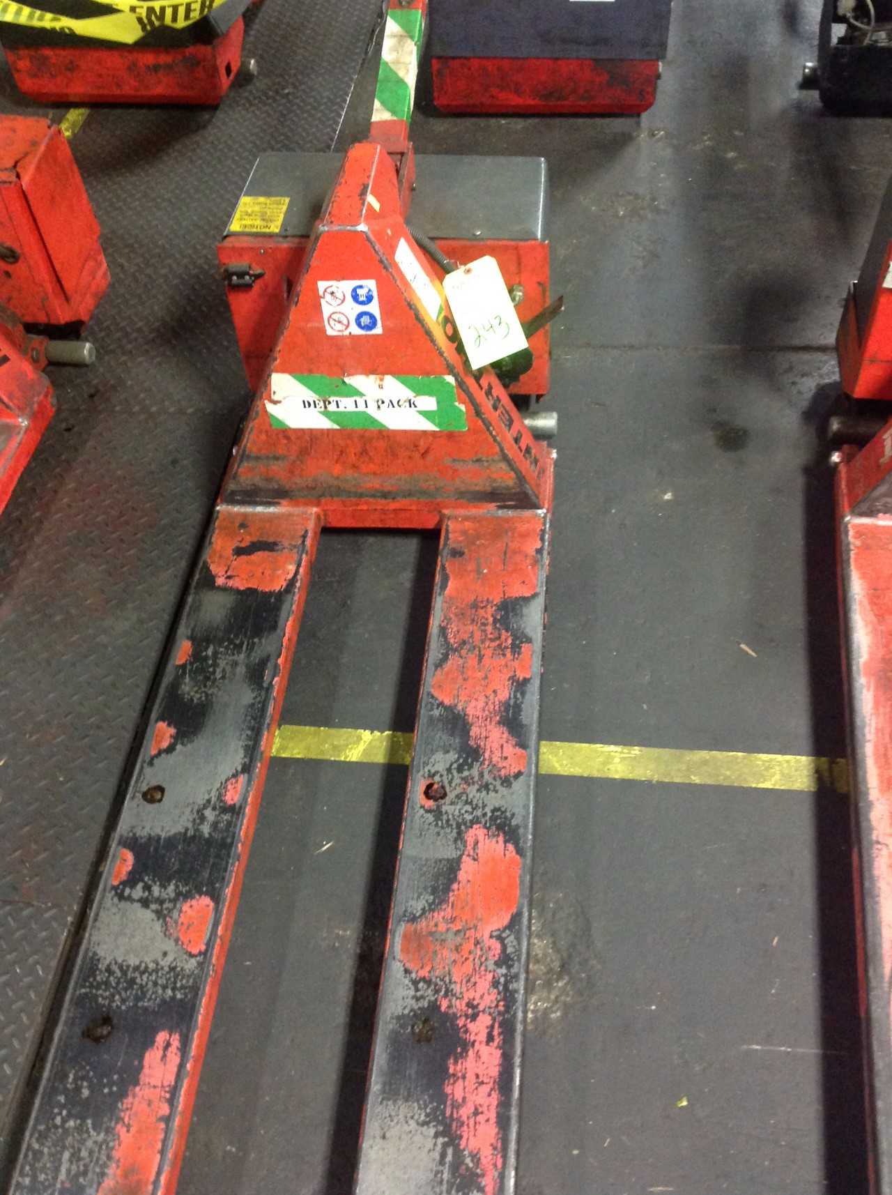 Lot of (8) Electric Thork-Lifts - ELECTRIC PALLET JACKS