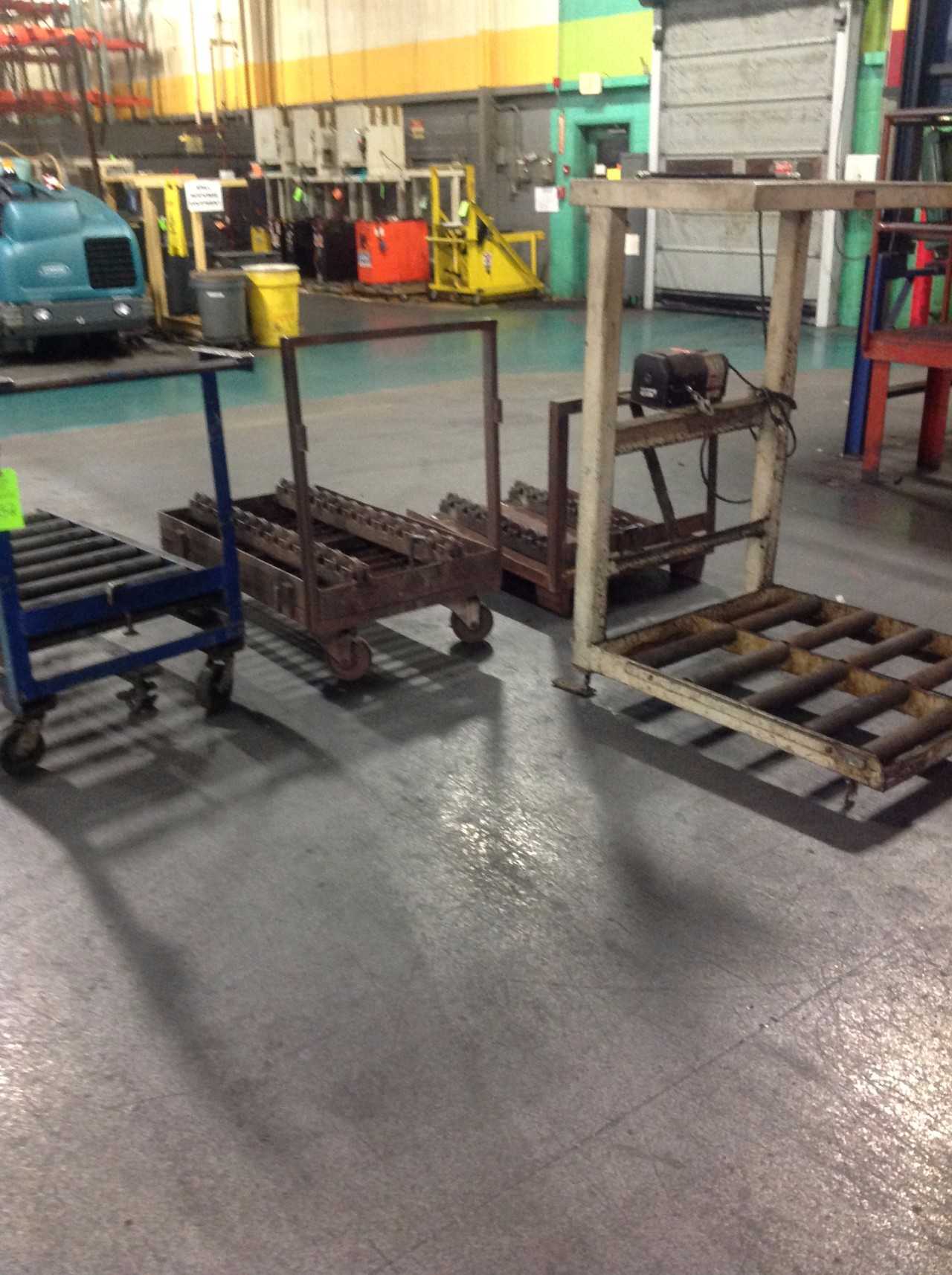 Lot of (4) Battery change Stands - MATERIAL HANDLING