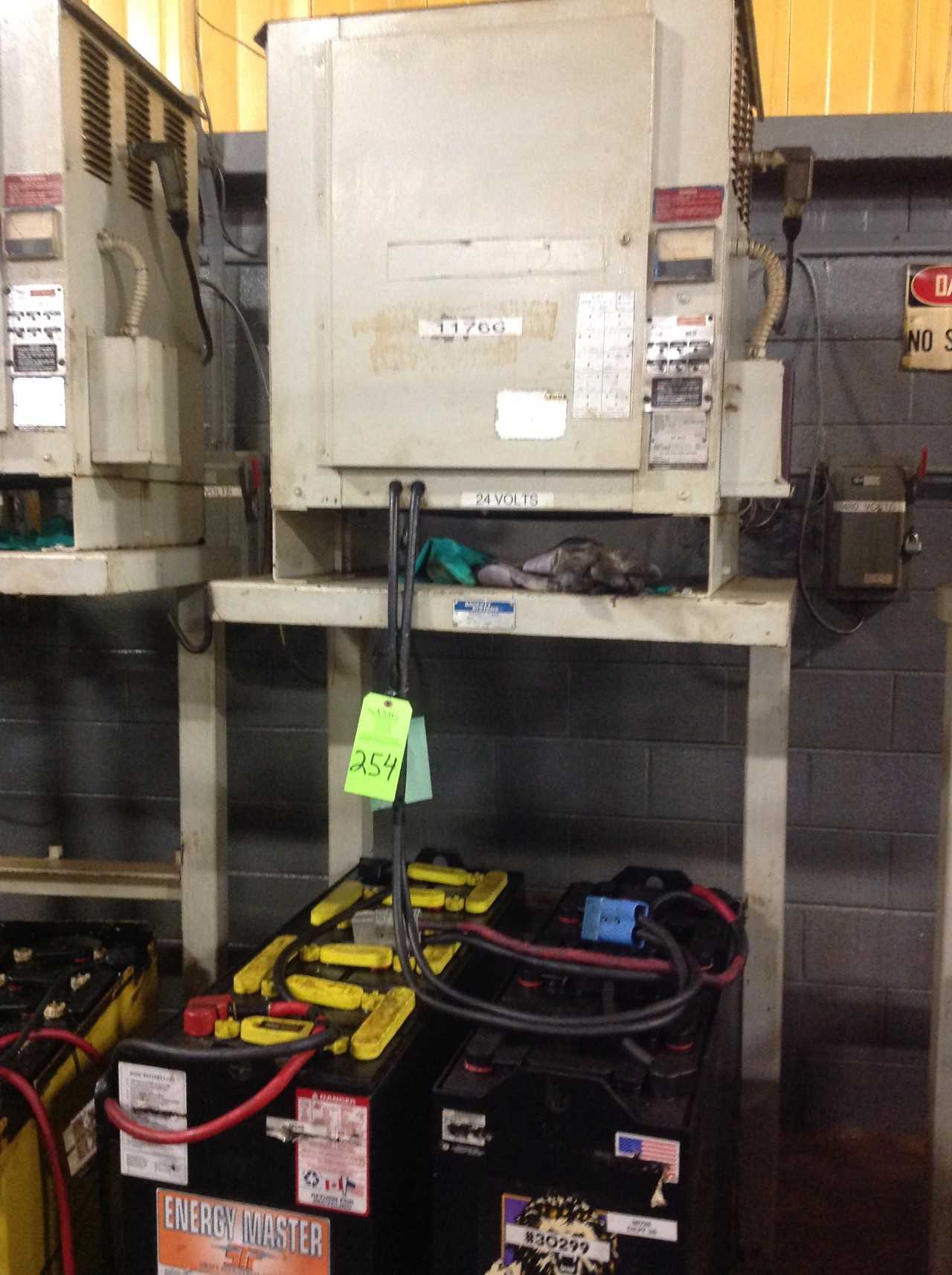 LOt Battery stands with Batteries and charger - ELECTRICAL COMPONENTS