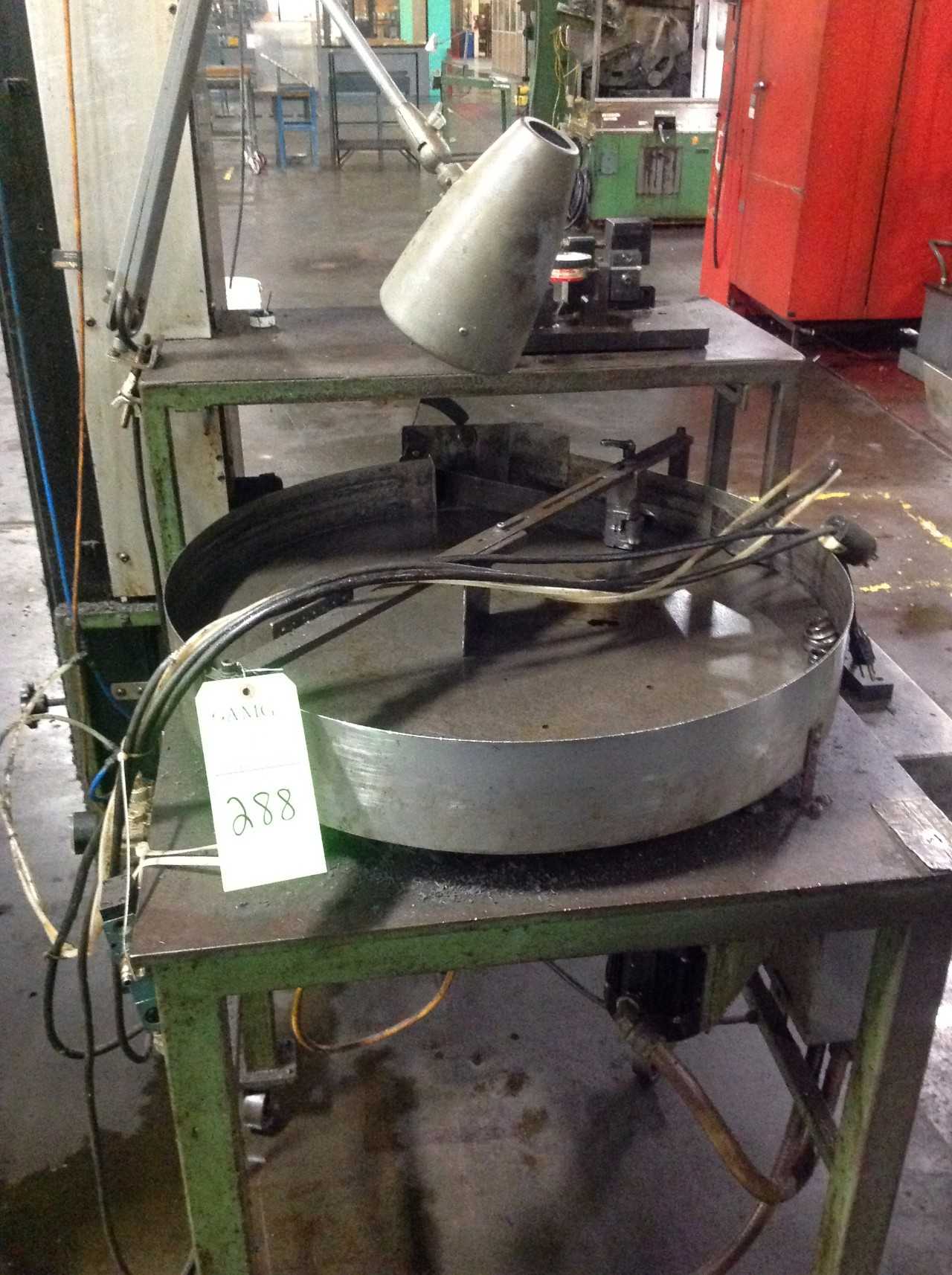 Lot of (2) Rotary bowl Feeds w/Stand - PLANT & FACILITY