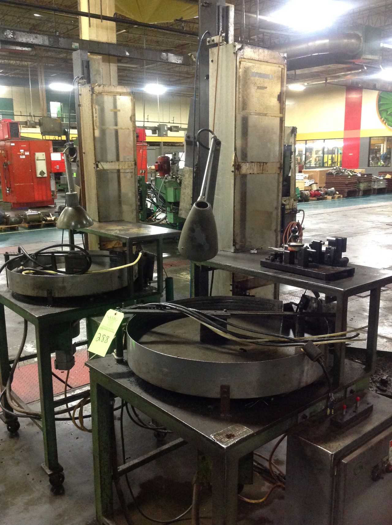 Lot of (2) Rotary bowl Feeds w/Stand - PLANT & FACILITY