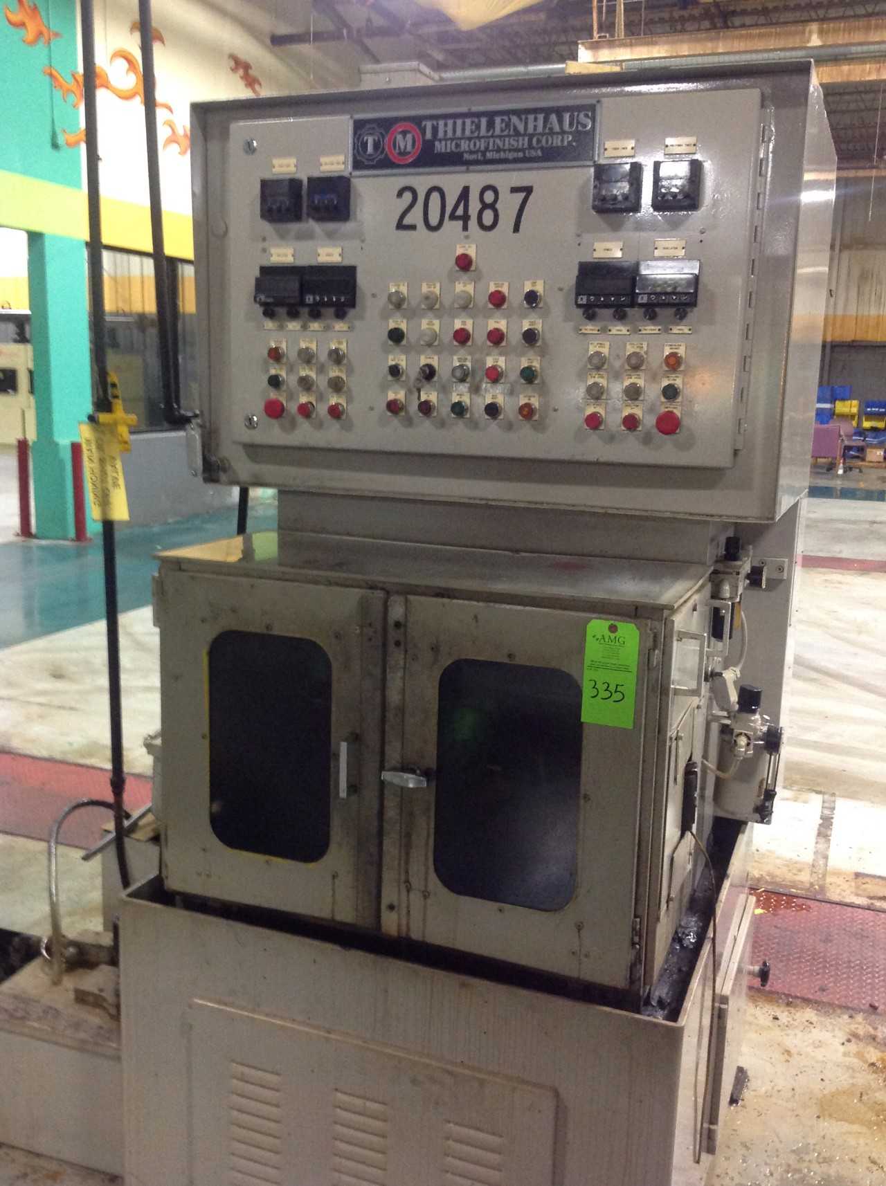 Thielenhaus Microfinish Hone model KM-85, s/n:11003699, Coolant tank & Pump - MACHINING ACCESSORIES & TOOLING