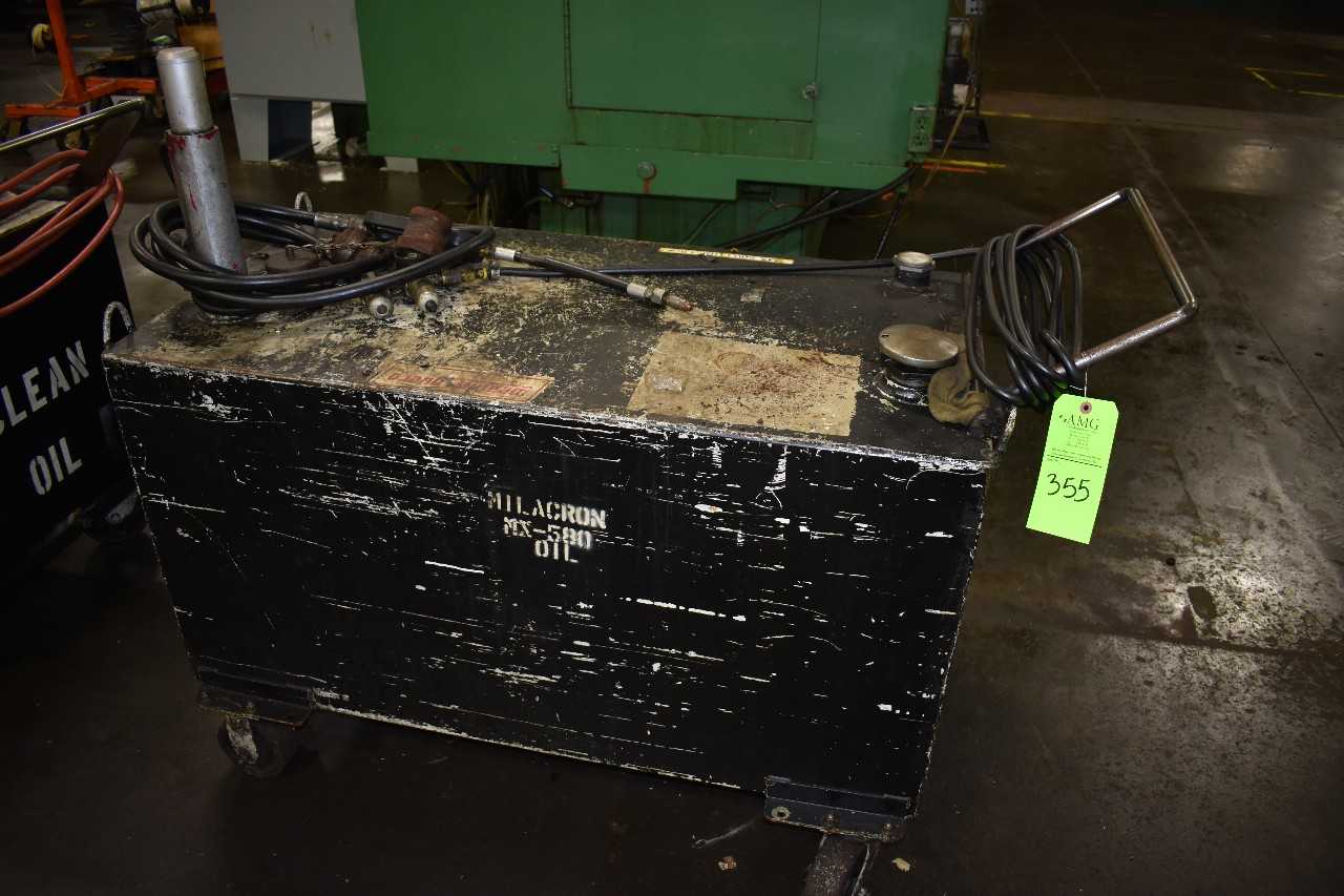 Lot of (3) Portable Oil Pump carts - ROLLING CARTS