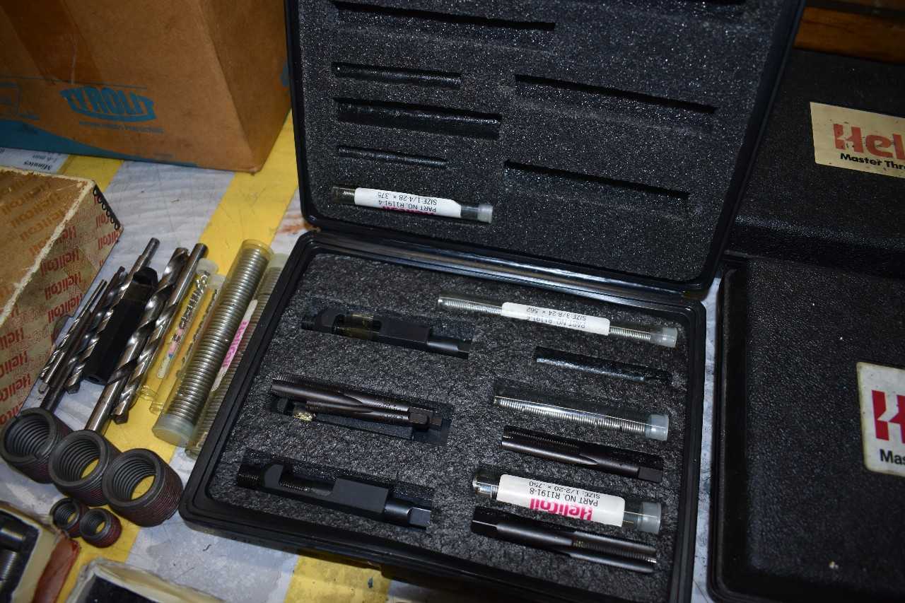 Lot of Misc Mill end, Thread repair kits, Springs - ELECTRIC POWER TOOLS