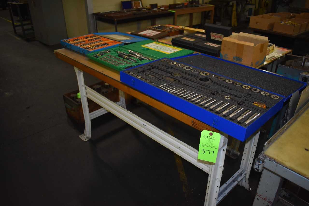 Lot of Greenfield o.k. Jr Tap & Die sets, 1"-2" - ELECTRIC POWER TOOLS