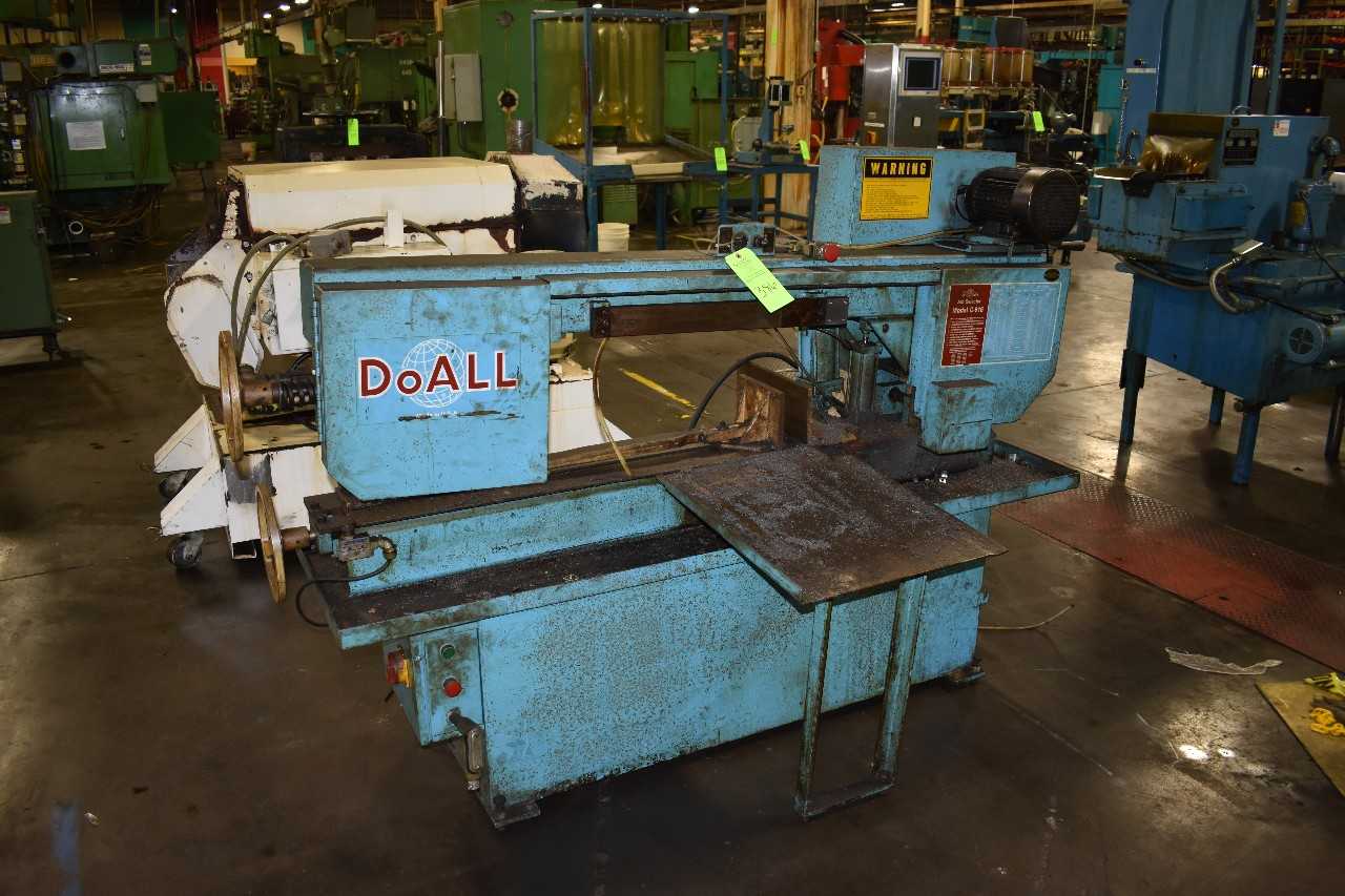 Do-All Horizontal Power Band Saw, Model C-916, s/n:47090888 - METAL SAWS