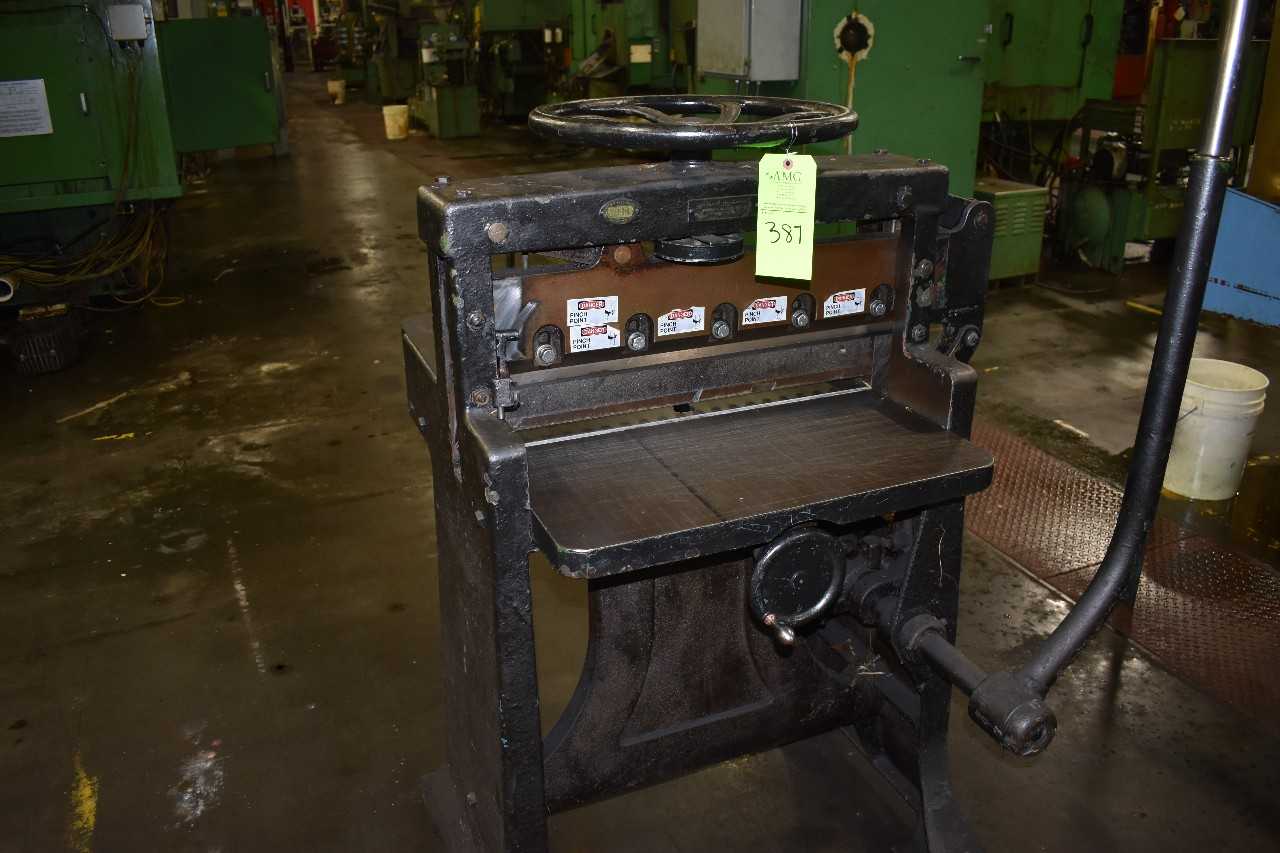 Thomas W Hall 26" Hand Shear - MACHINING ACCESSORIES & TOOLING