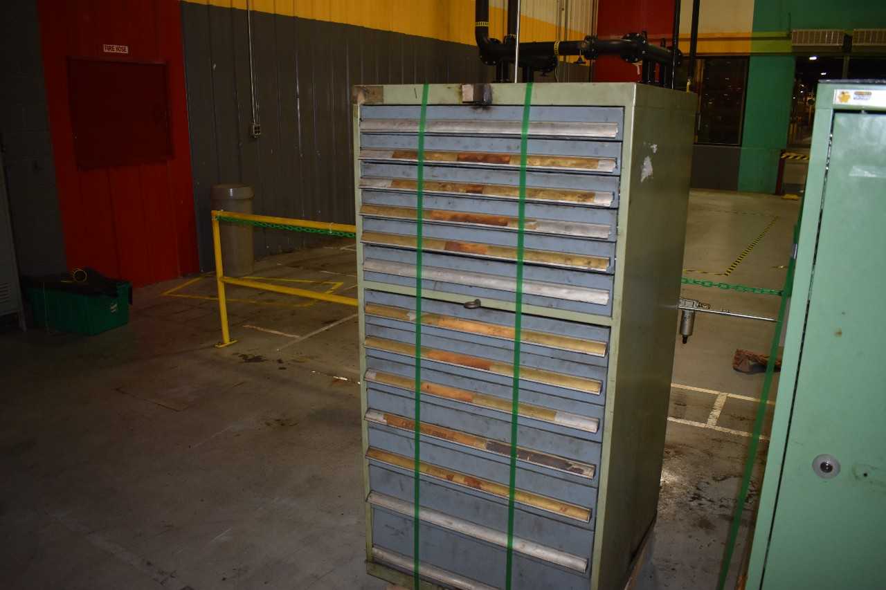 Lot of (3) Stanley Vidmar Cabinets - TOOL STORAGE