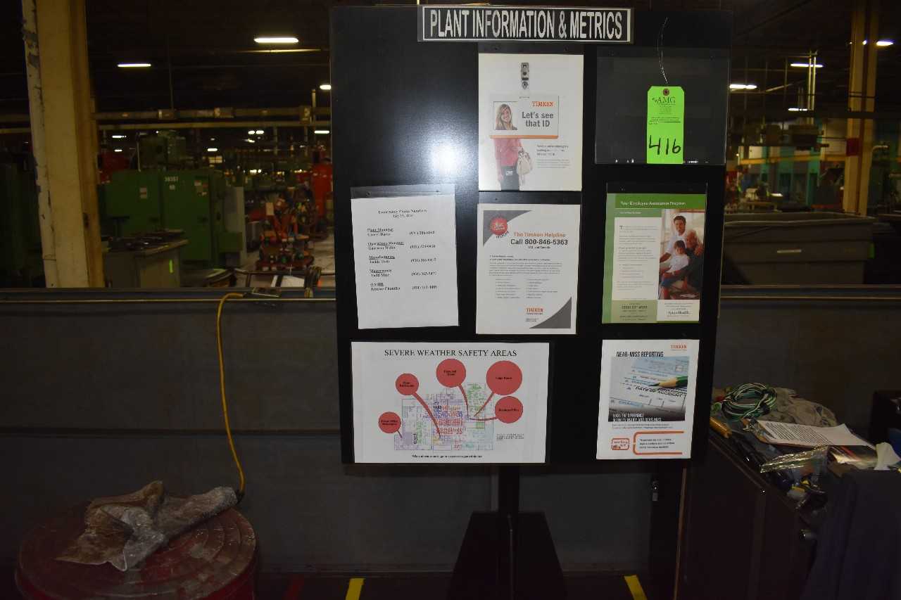 Plant Information Board, Swivel mounted - MISCELLANEOUS