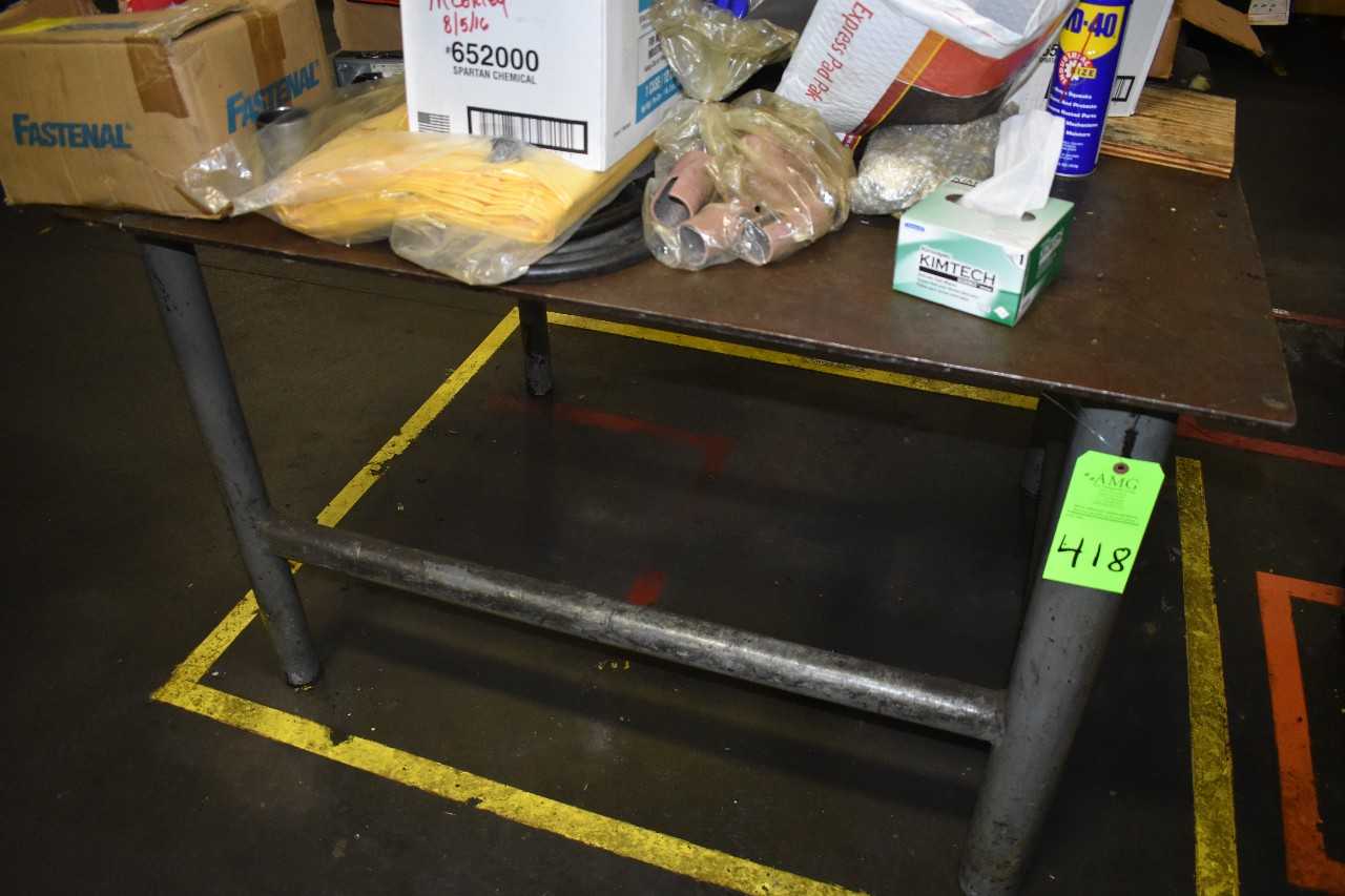45"x50"x34T Steel Table - MISCELLANEOUS