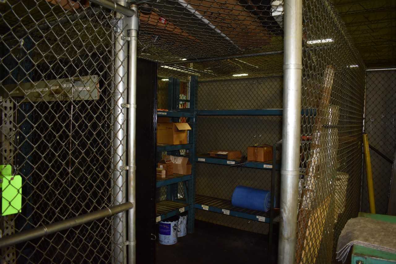 Chain Link safety Cage w/Contents - MISCELLANEOUS