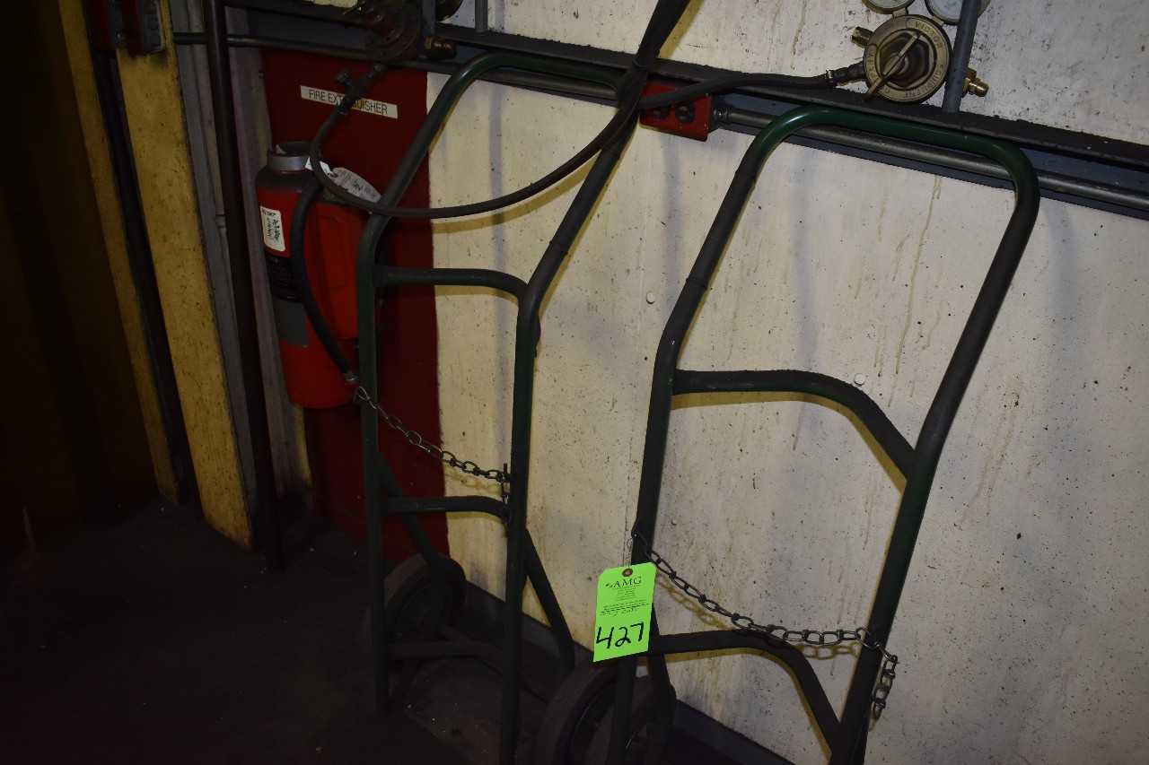 Lot of (2) Accetelene Carts - PLANT & FACILITY