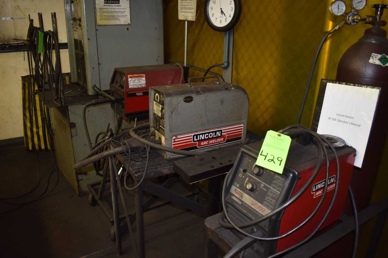 lot of (2) portable LIncoln Welders  - WELDING EQUIPMENT