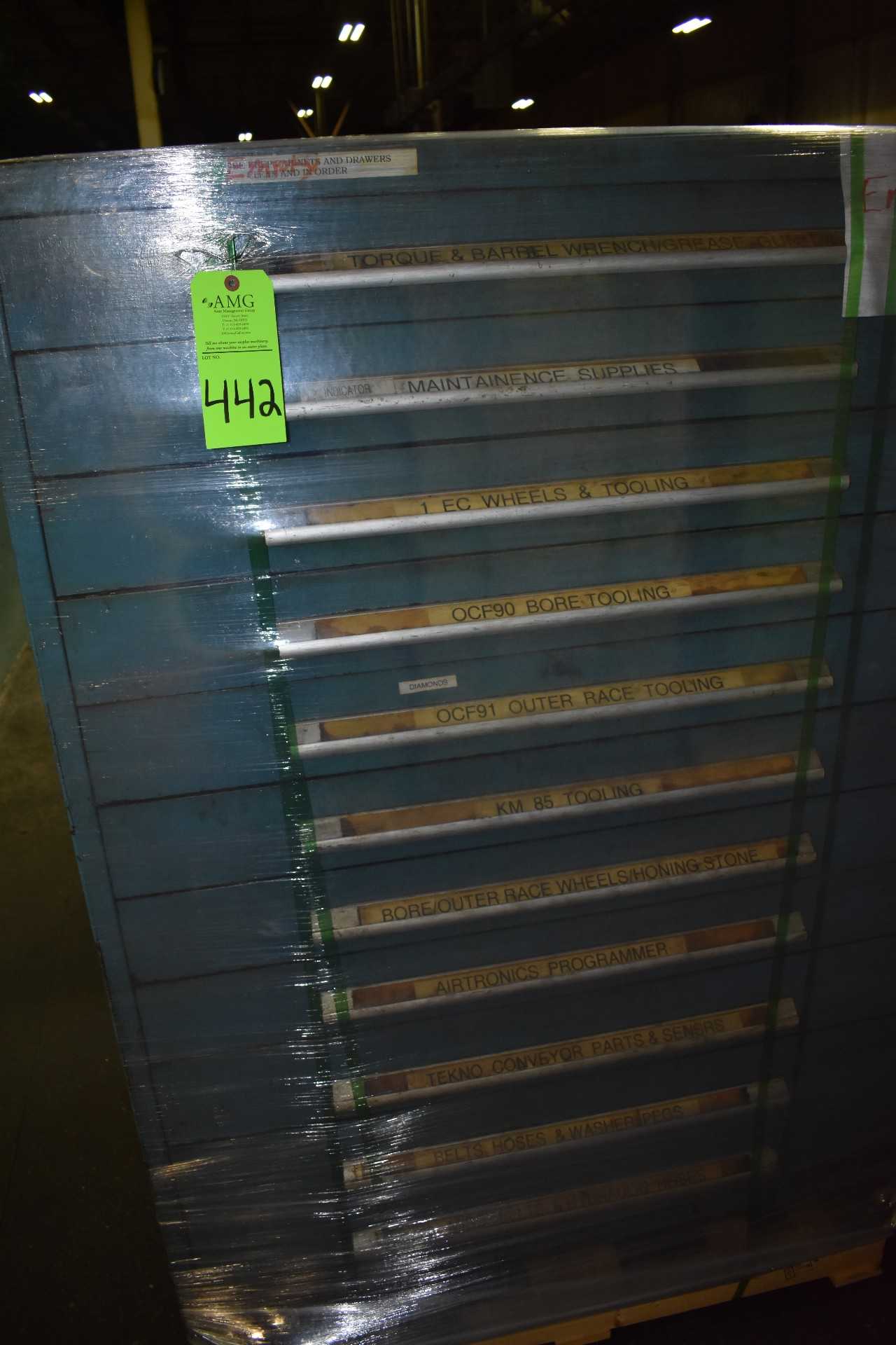 Lot of (13) Stanley Vidmar drawer style Tool Cabinet - TOOL STORAGE