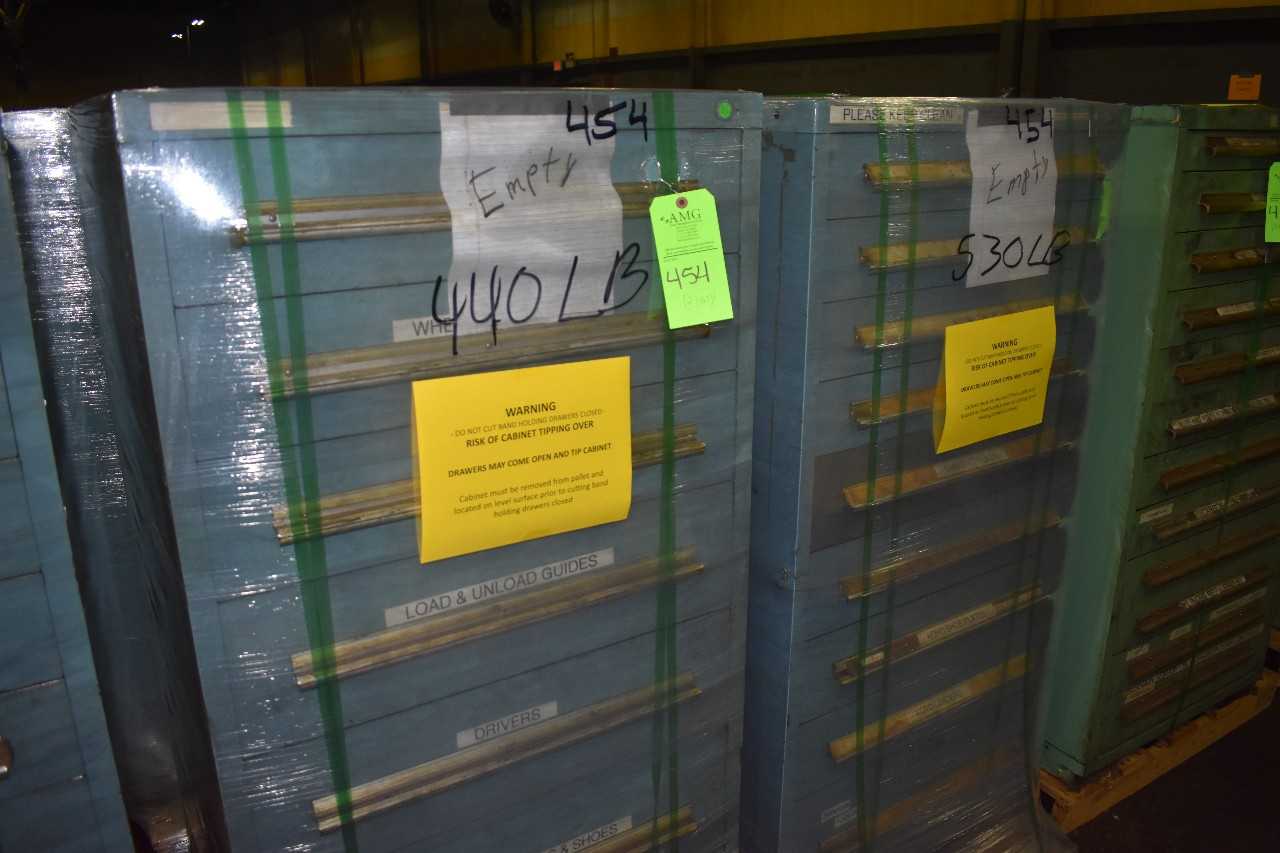 (2) Stanley Vidmar drawer style Tool Cabinets - TOOL STORAGE