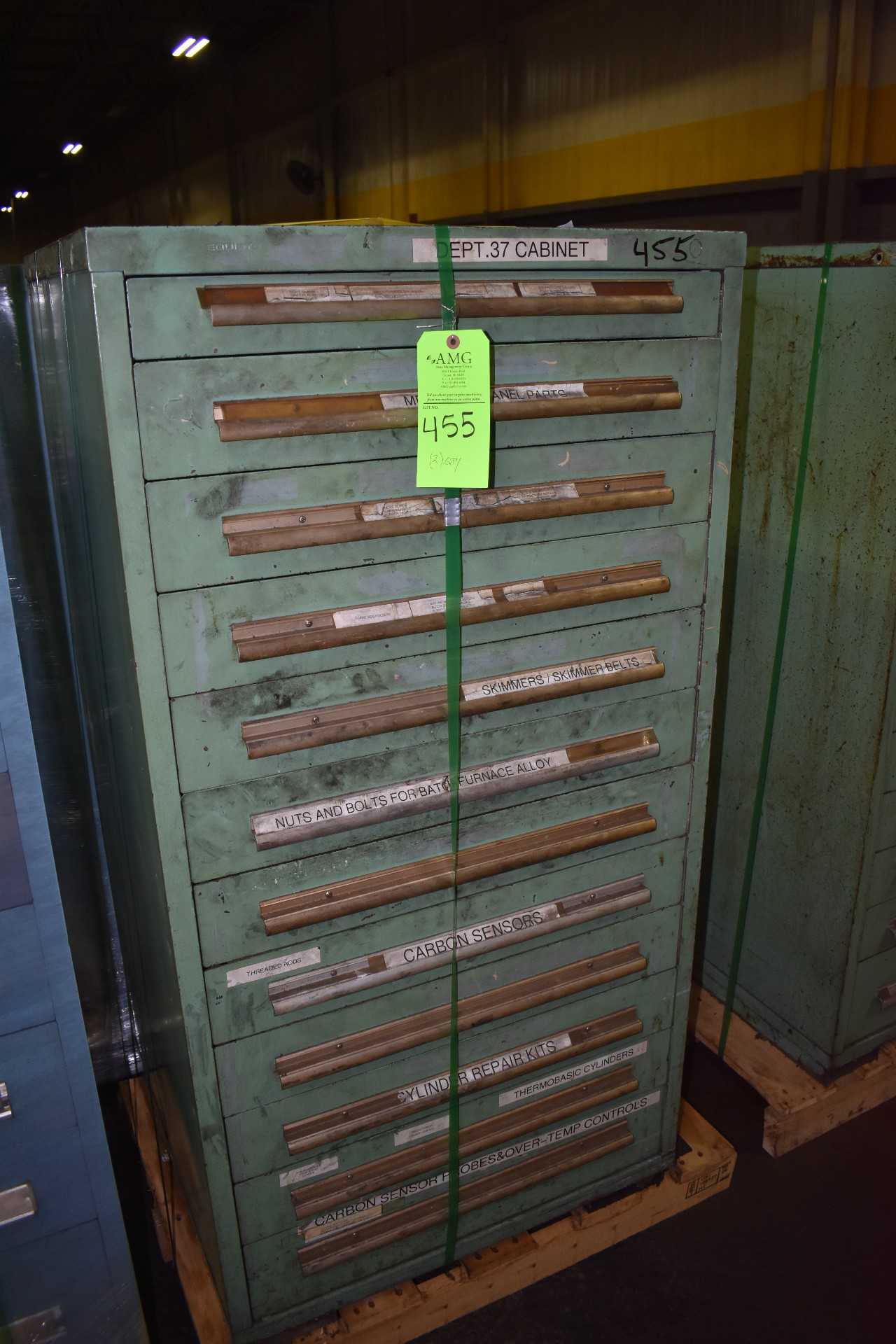(2) Stanley Vidmar drawer style Tool Cabinets - TOOL STORAGE