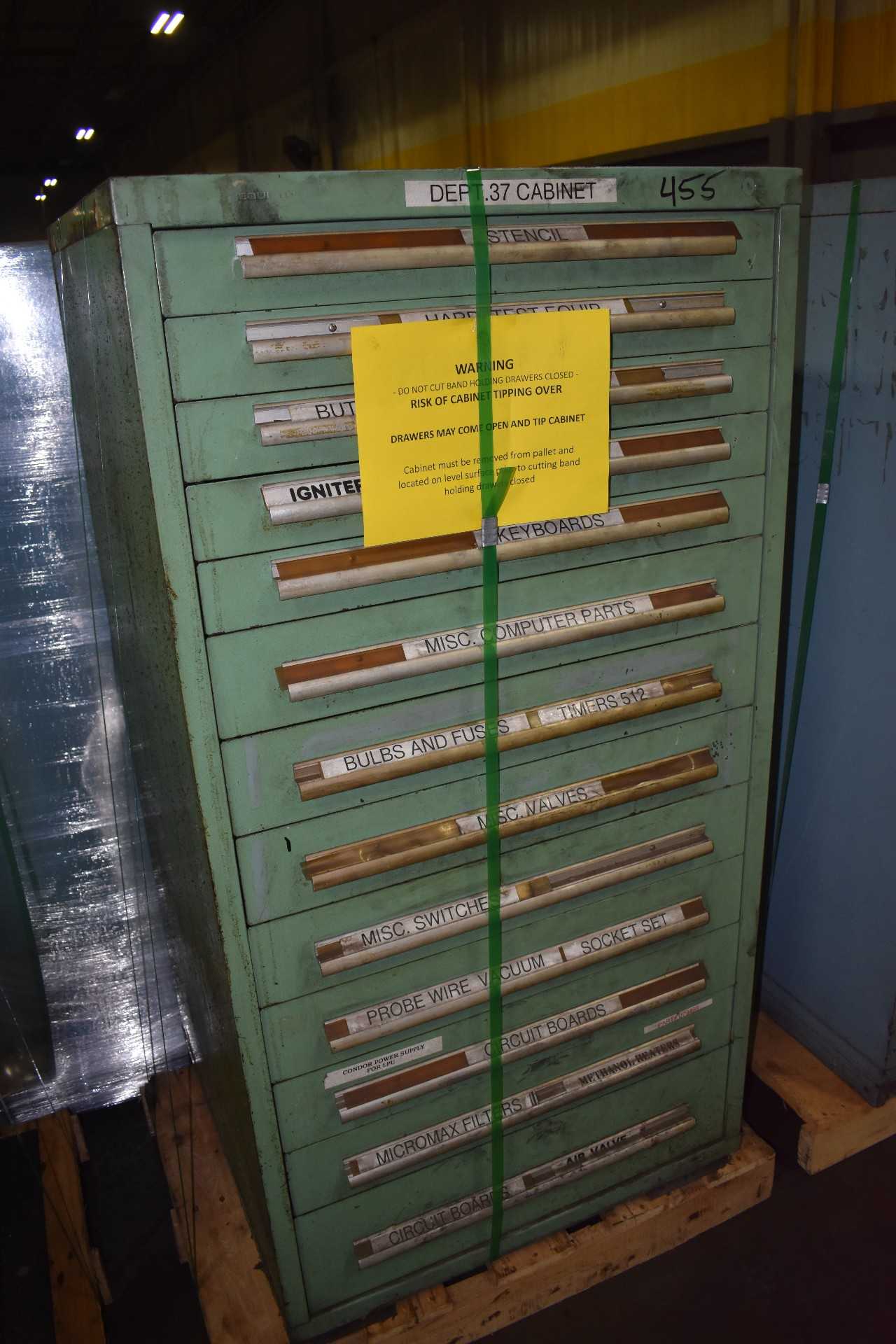 (2) Stanley Vidmar drawer style Tool Cabinets - TOOL STORAGE