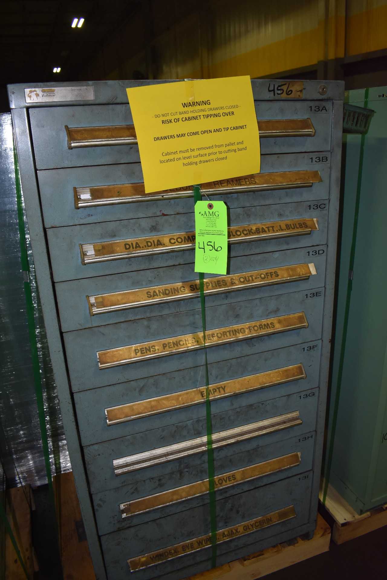 (2) Stanley Vidmar drawer style Tool Cabinets - TOOL STORAGE