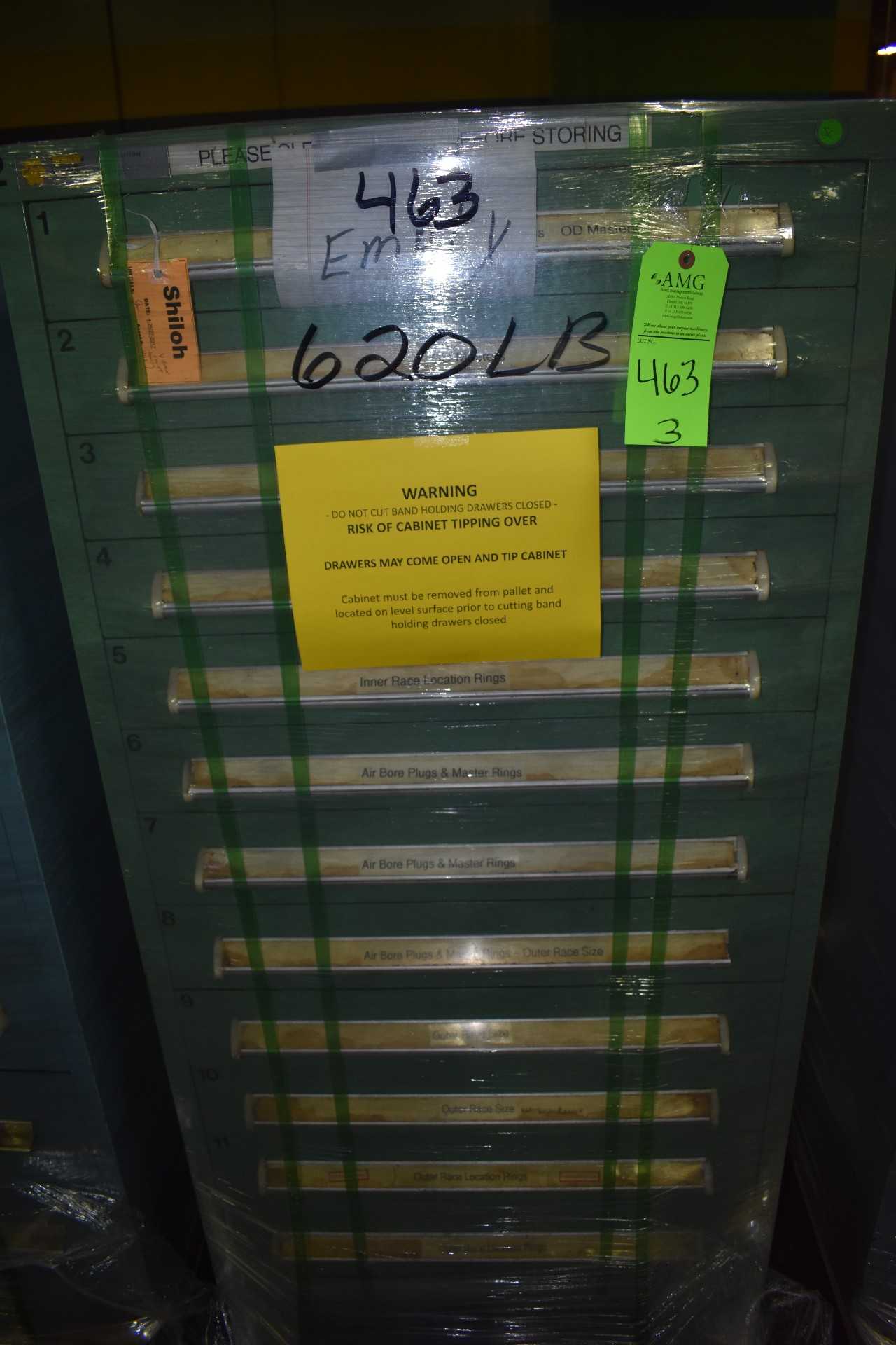 (3) Stanley Vidmar style Tool Cabinets - TOOL STORAGE