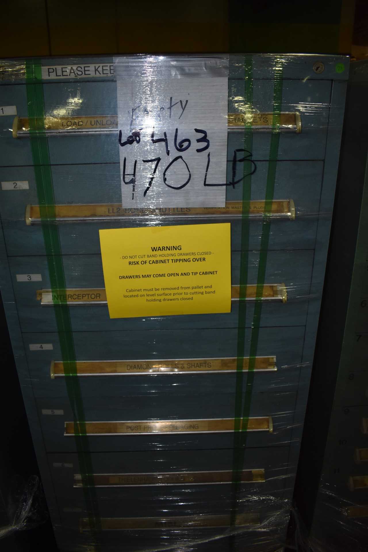 (3) Stanley Vidmar style Tool Cabinets - TOOL STORAGE