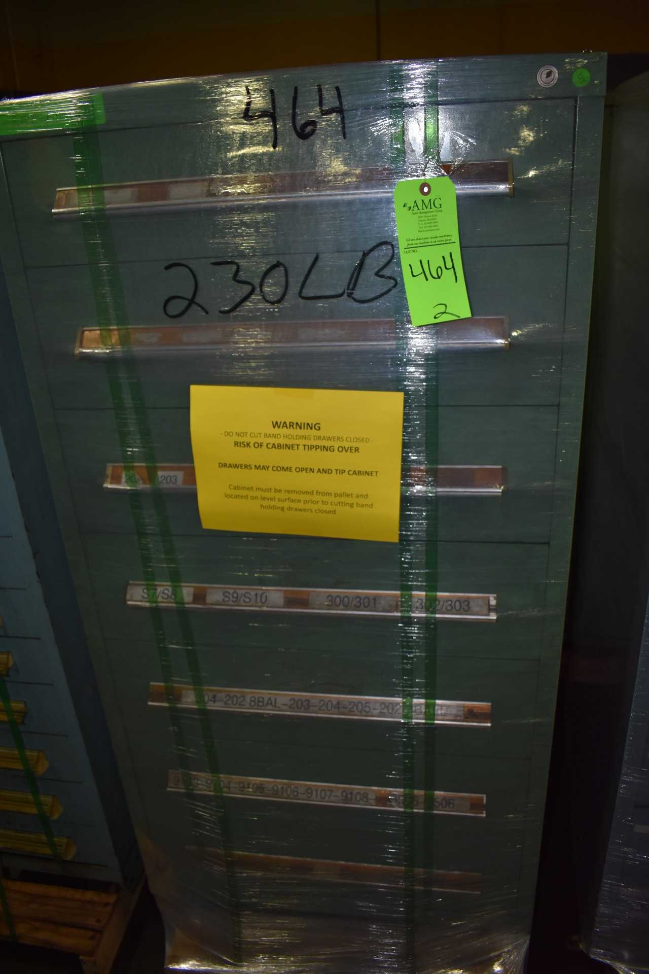 (2) Stanley Vidmar style Tool Cabinets - TOOL STORAGE