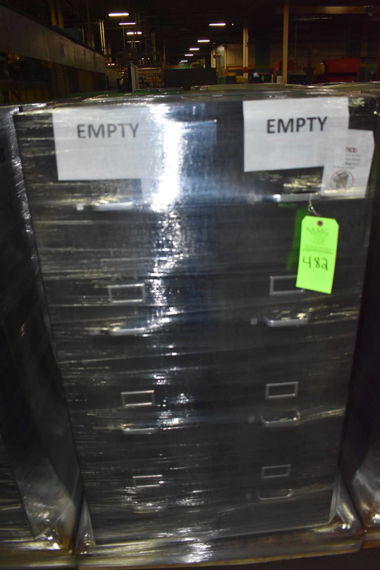 Lot of (2) 4 Drawer metal office file Cabinets - MISCELLANEOUS