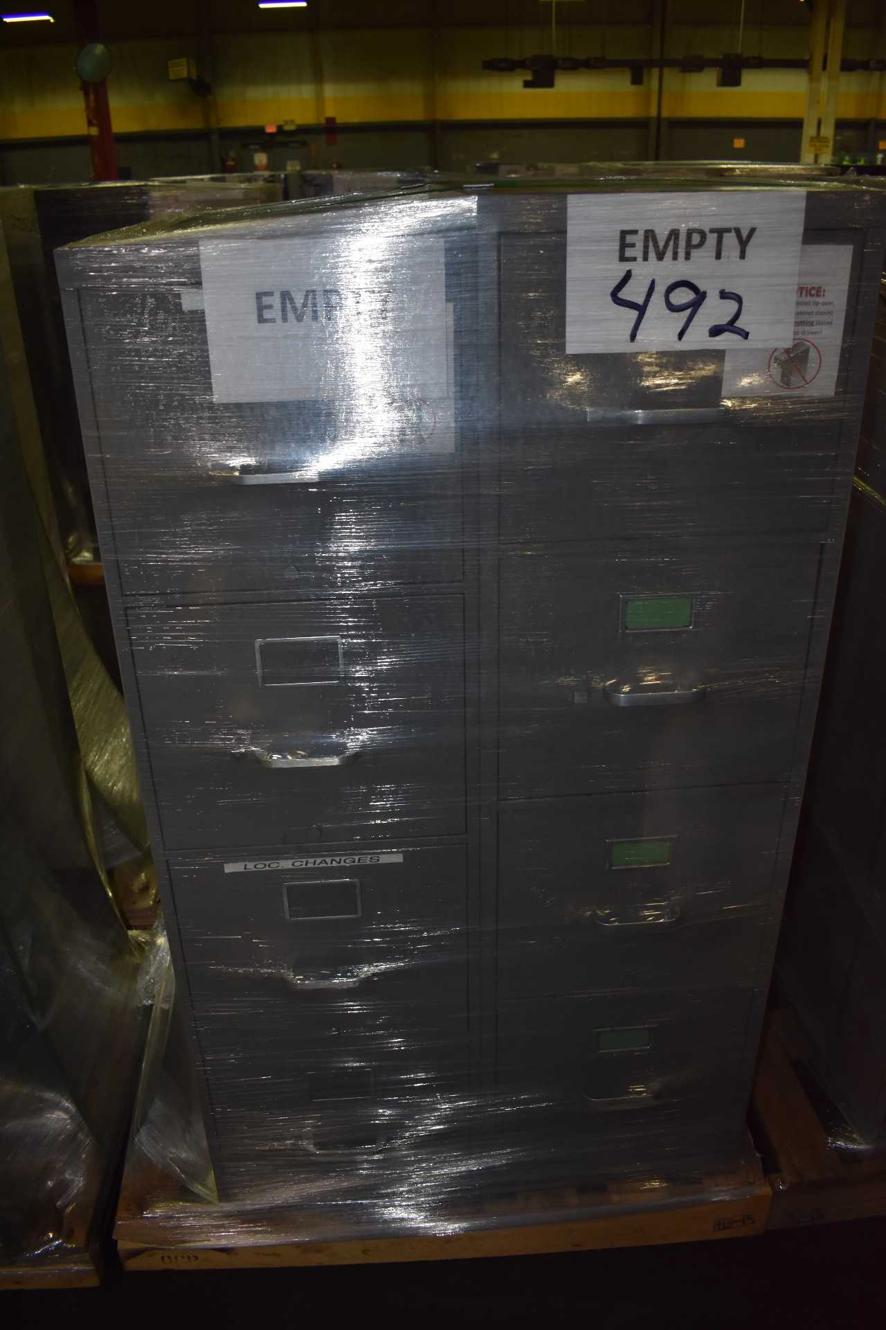 Lot of (5) 4 drawer metal office Cabinets - MISCELLANEOUS