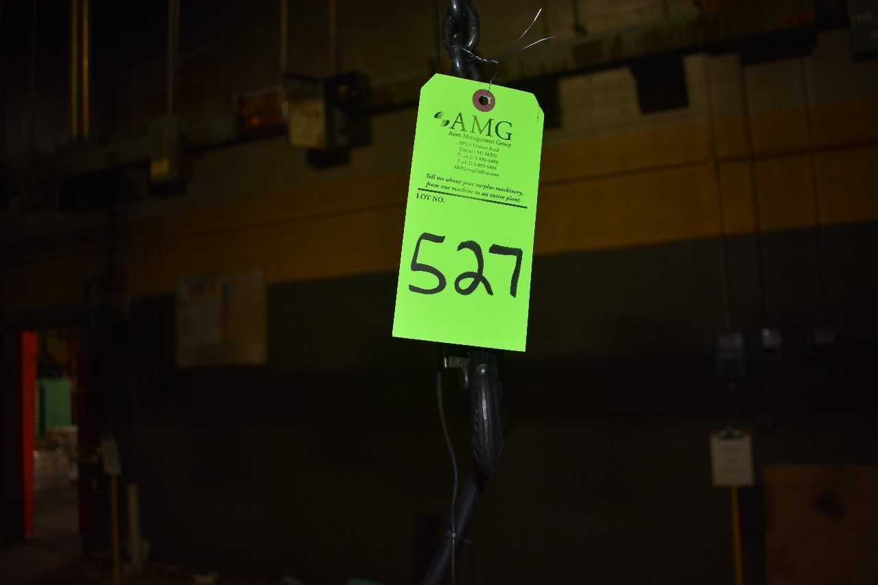 Yale 1/2 Ton pendant Chain Hoist, Located in Heat Treat room - LIFTING EQUIPMENT