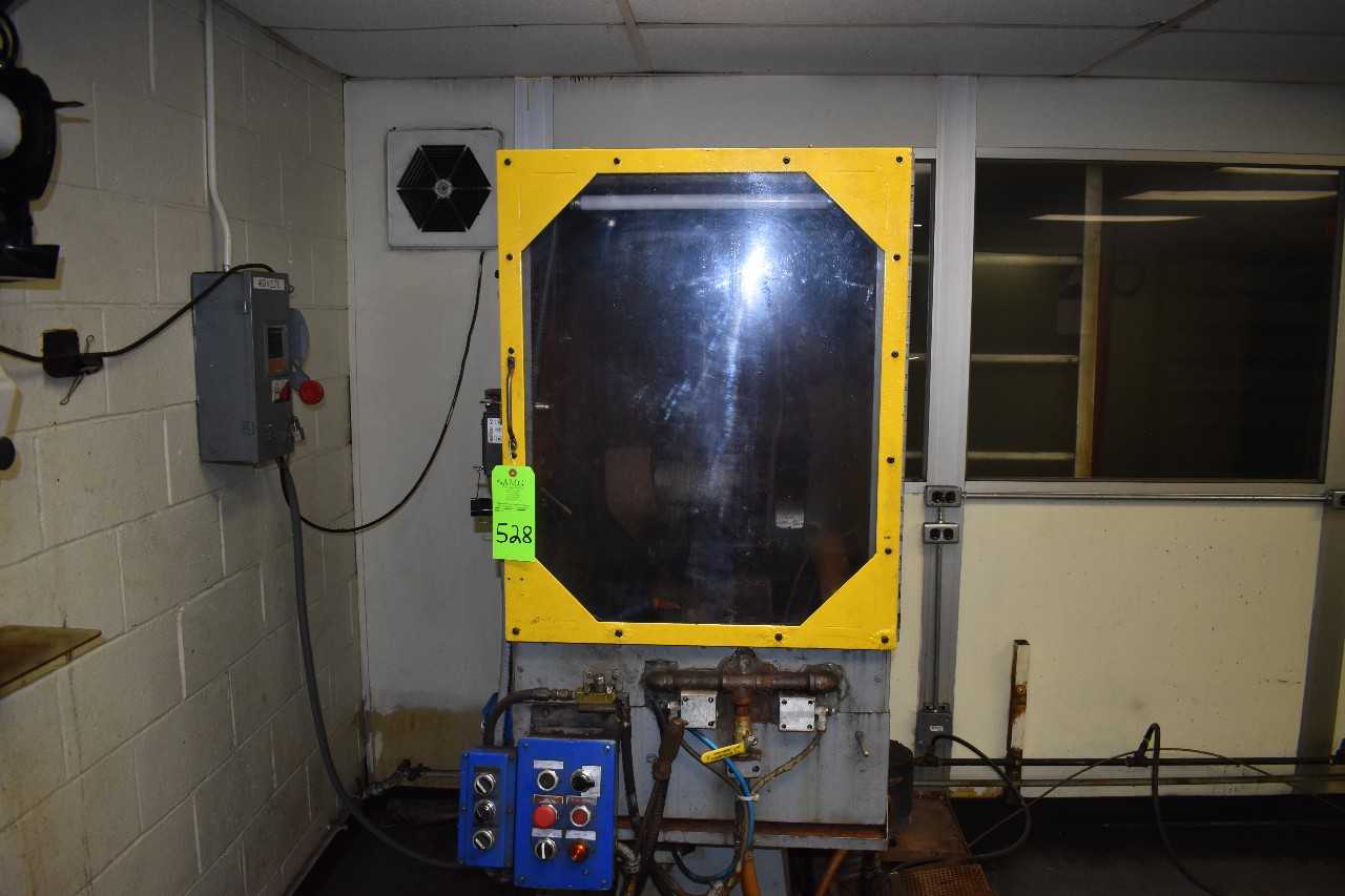 Chop Saw & Electric enclosure w/ Coolant tank & Pump, Located in Heat Treat room - METAL SAWS