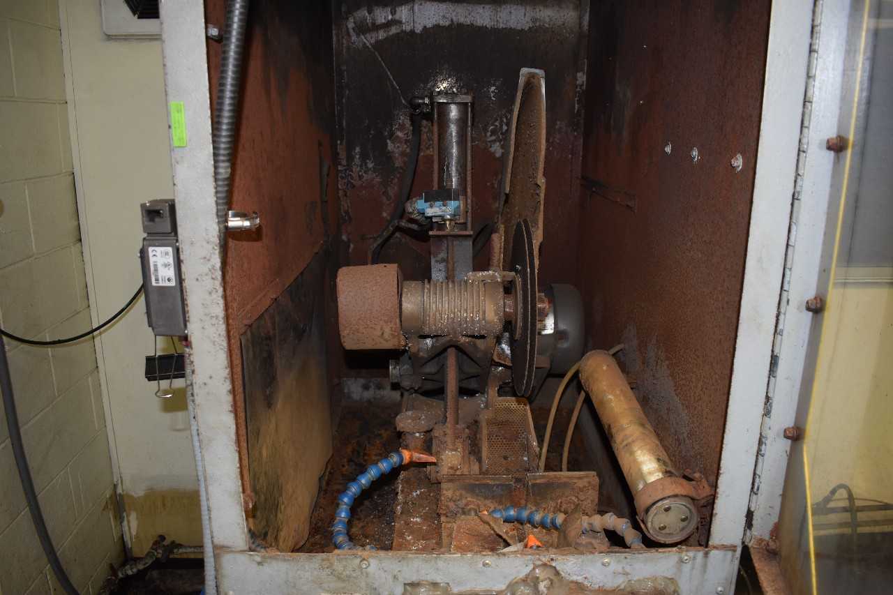 Chop Saw & Electric enclosure w/ Coolant tank & Pump, Located in Heat Treat room - METAL SAWS