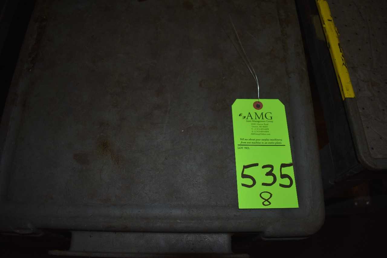 Lot of (8) Plastic  wheeled Carts - ROLLING CARTS